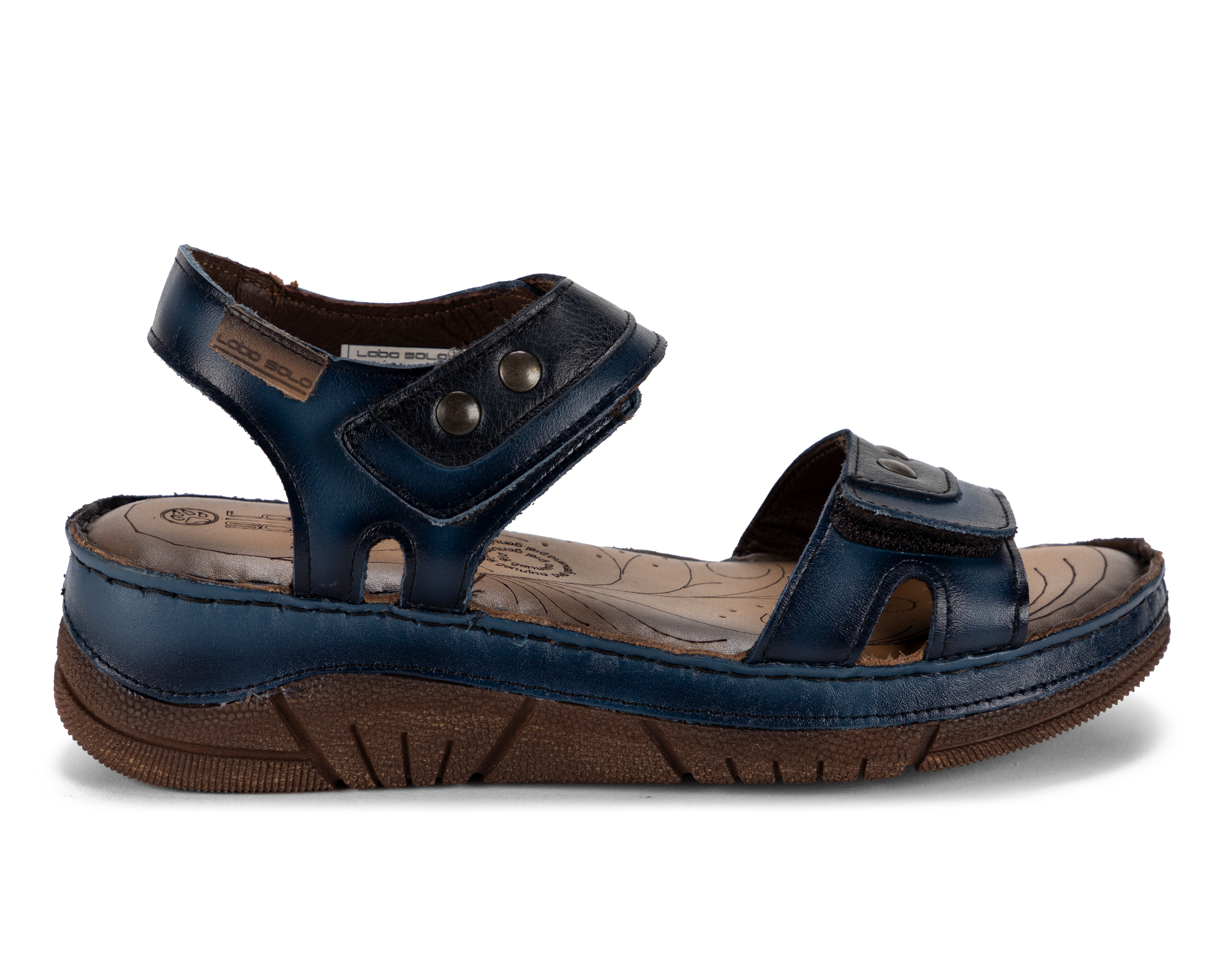 Foto 2 | Foto 2 | Sandalias Confort Lobo Solo de Piel para Mujer