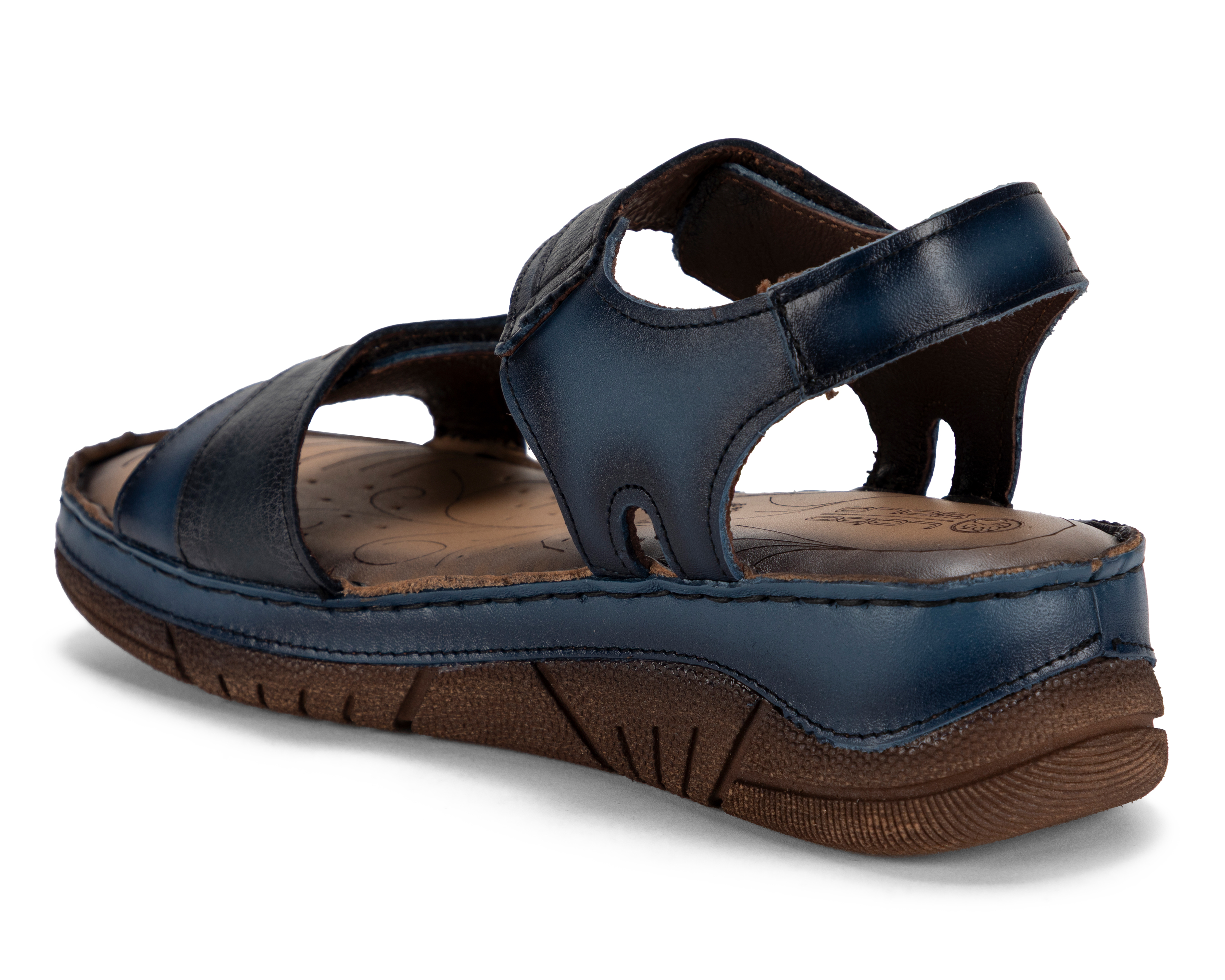 Foto 4 pulgar | Foto 3 | Sandalias Confort Lobo Solo de Piel para Mujer