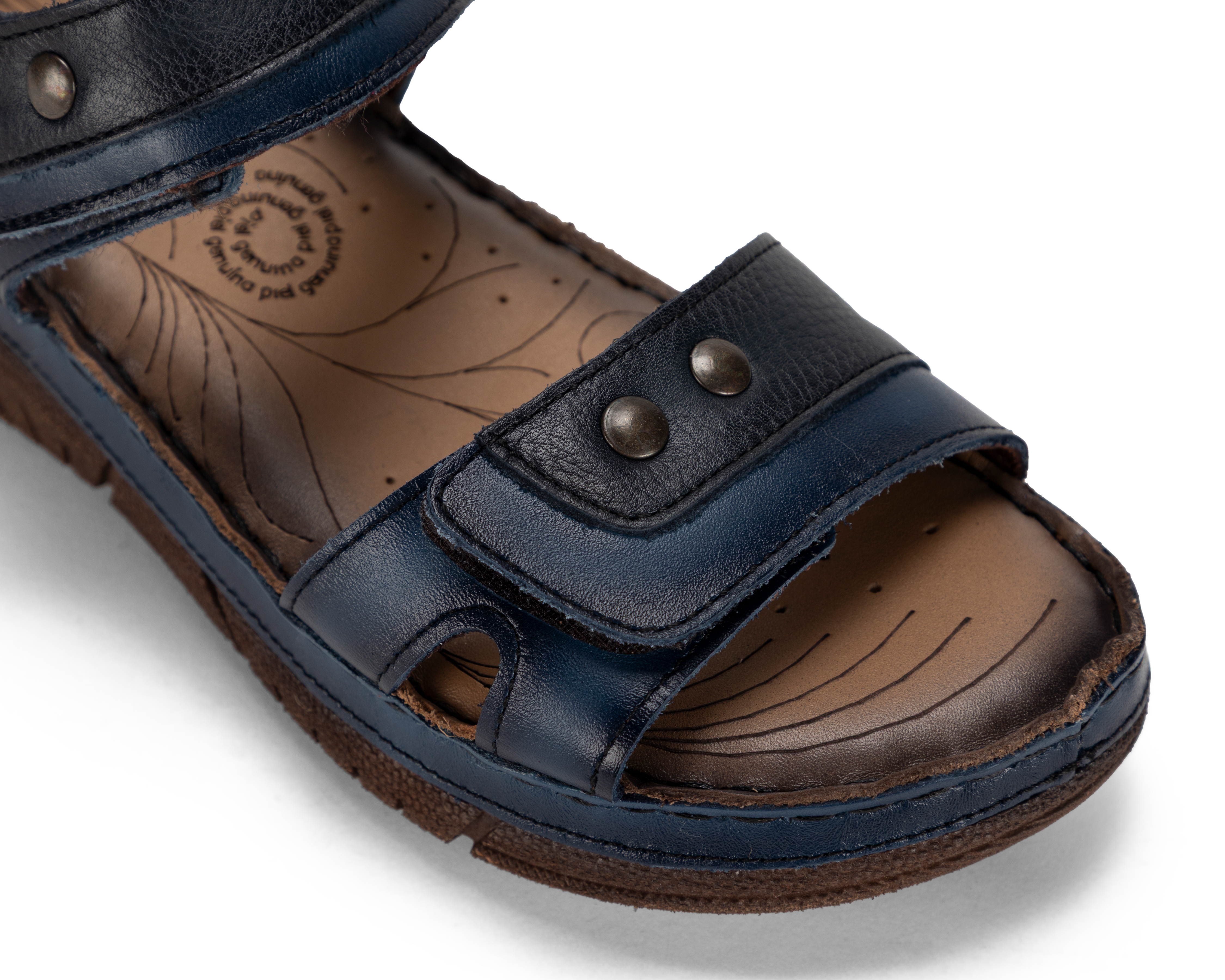 Foto 6 | Foto 6 | Sandalias Confort Lobo Solo de Piel para Mujer