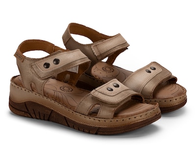 Foto 1 | Foto 1 | Sandalias Confort Lobo Solo de Piel para Mujer