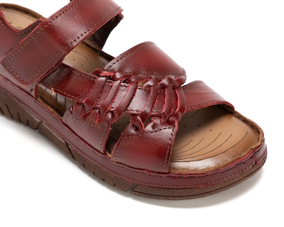 Foto 6 | Foto 6 | Sandalias Confort Lobo Solo de Piel para Mujer