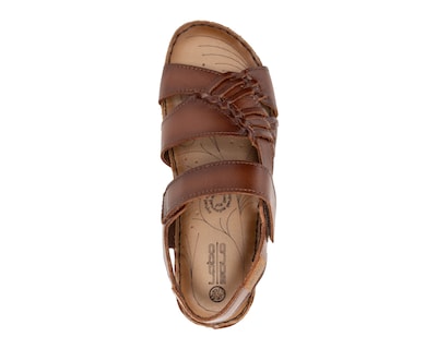 Foto 5 | Foto 5 | Sandalias Confort Lobo Solo de Piel para Mujer