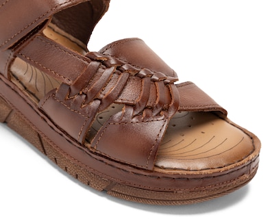 Foto 6 | Foto 6 | Sandalias Confort Lobo Solo de Piel para Mujer