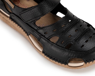 Foto 6 | Foto 6 | Sandalias Confort Lobo Solo de Piel para Mujer