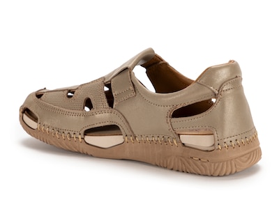 Foto 3 | Foto 3 | Sandalias Confort Lobo Solo de Piel para Mujer