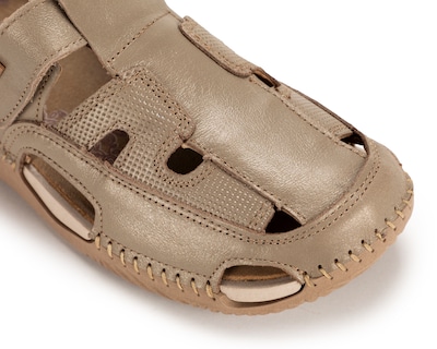 Foto 6 | Foto 6 | Sandalias Confort Lobo Solo de Piel para Mujer