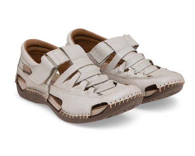 Foto 1 | Foto 1 | Sandalias Confort Lobo Solo de Piel para Mujer