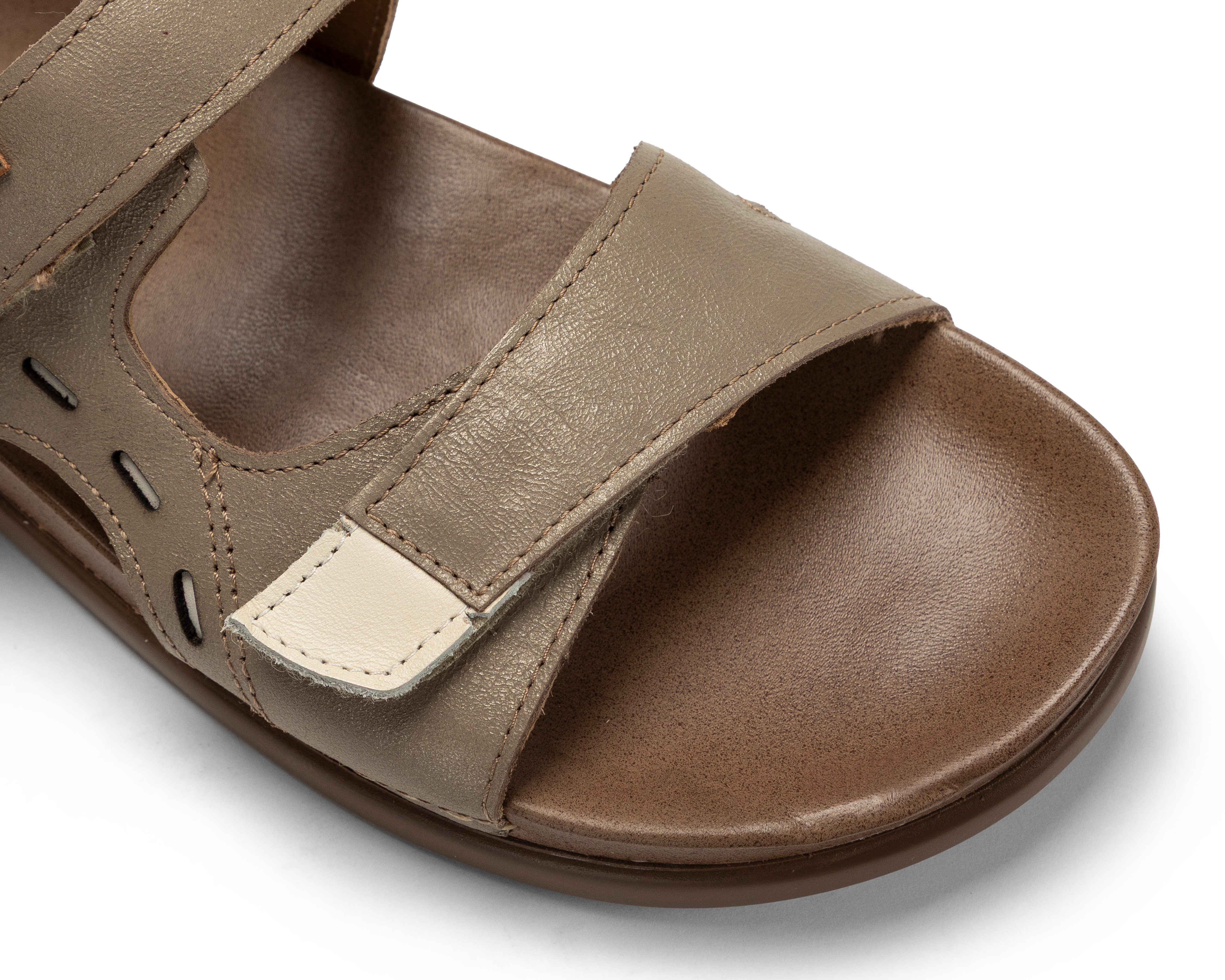 Foto 7 pulgar | Foto 6 | Sandalias Confort Lobo Solo de Piel para Mujer