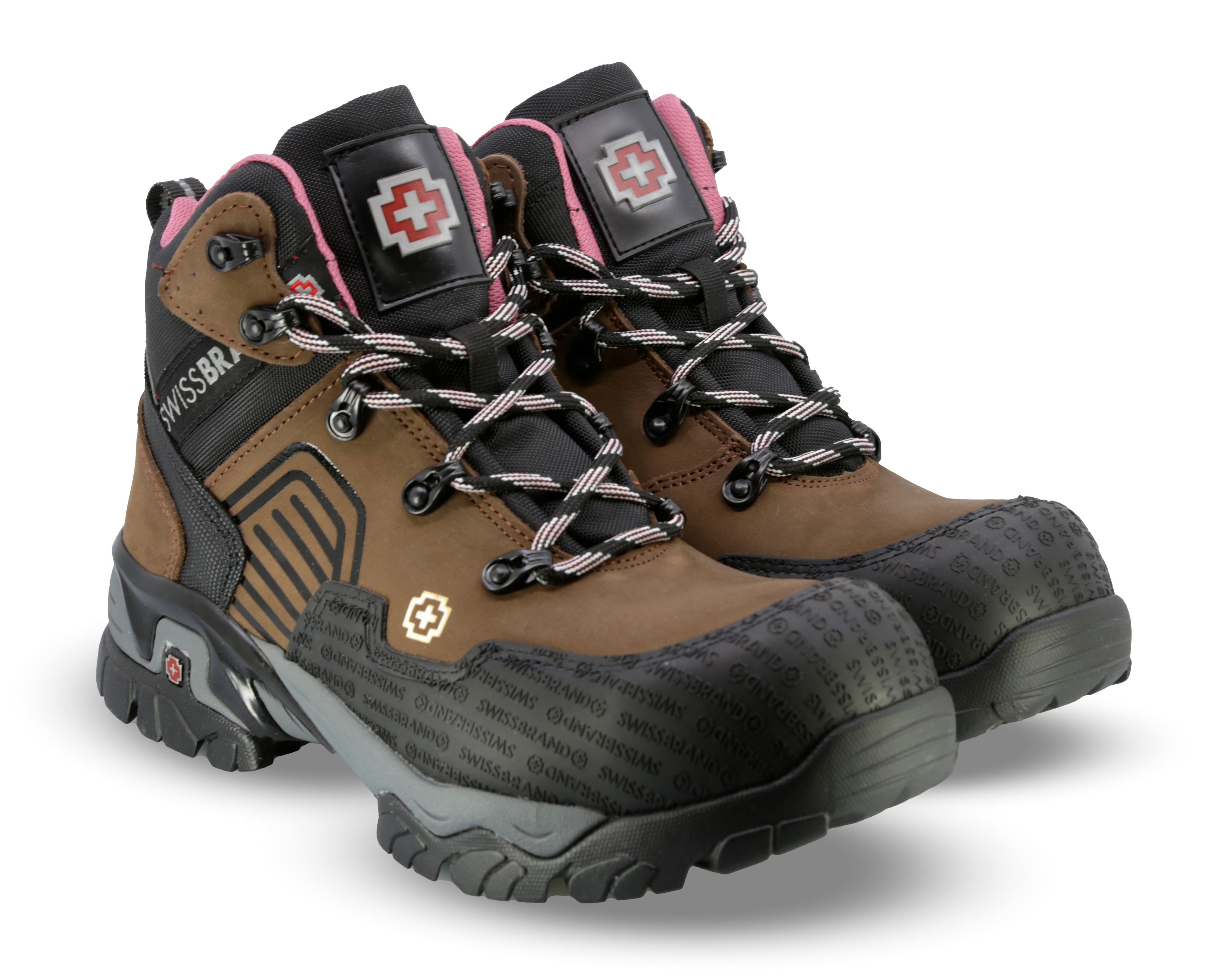 Foto 2 pulgar | Foto 1 | Botas de Trabajo Swissbrand Alpes 416-C de Piel para Mujer Certificada