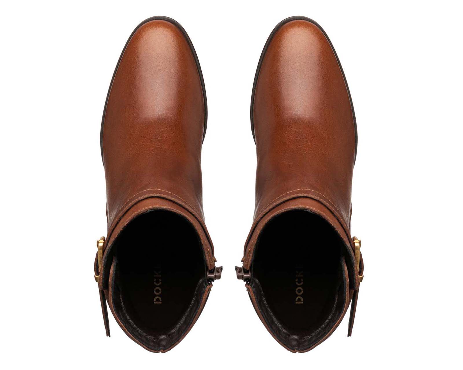 Foto 4 pulgar | Foto 3 | Botas Casuales Dockers Charlotte de Piel para Mujer