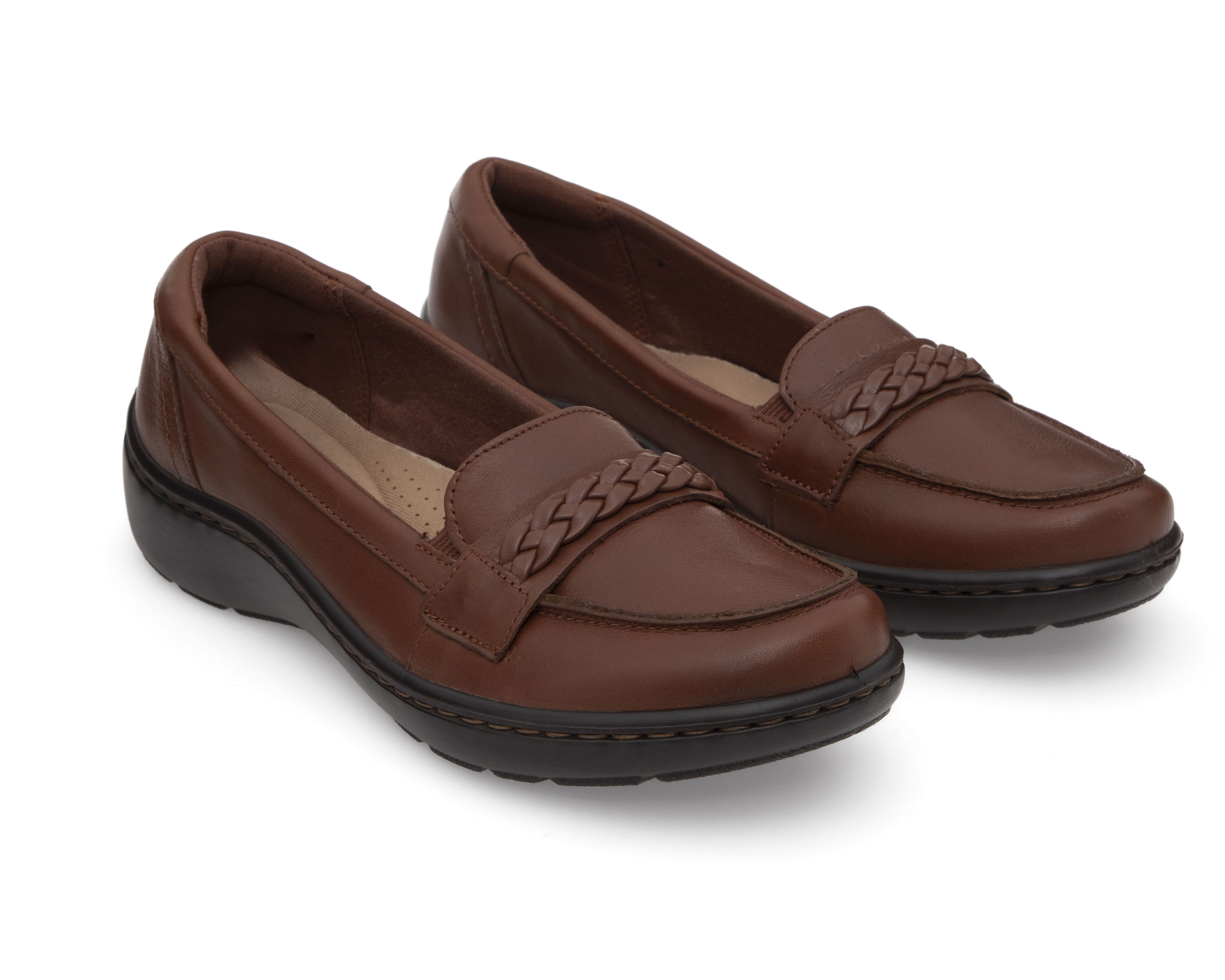 Foto 2 pulgar | Foto 1 | Zapatos Confort Clarks de Piel para Mujer