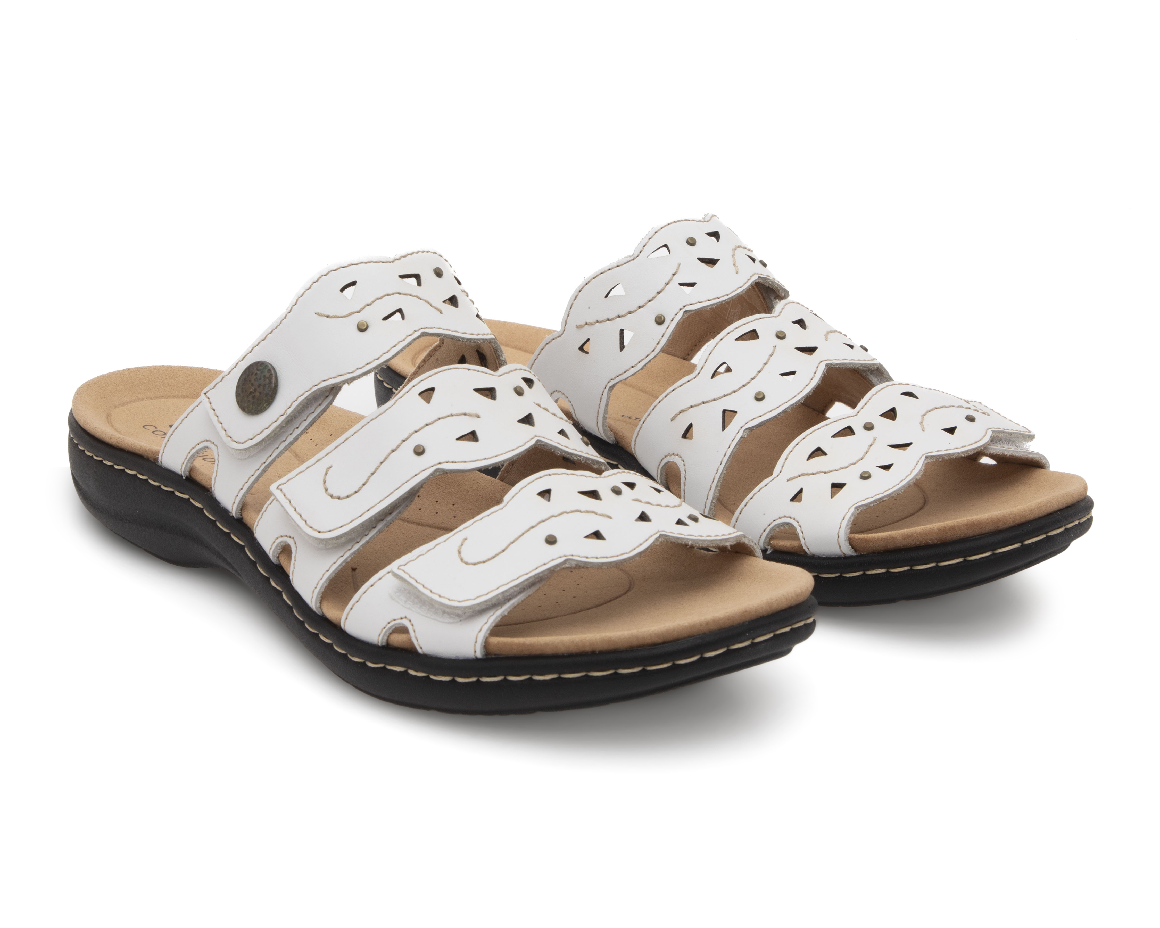 Foto 2 pulgar | Foto 1 | Sandalias Confort Clarks de Piel para Mujer