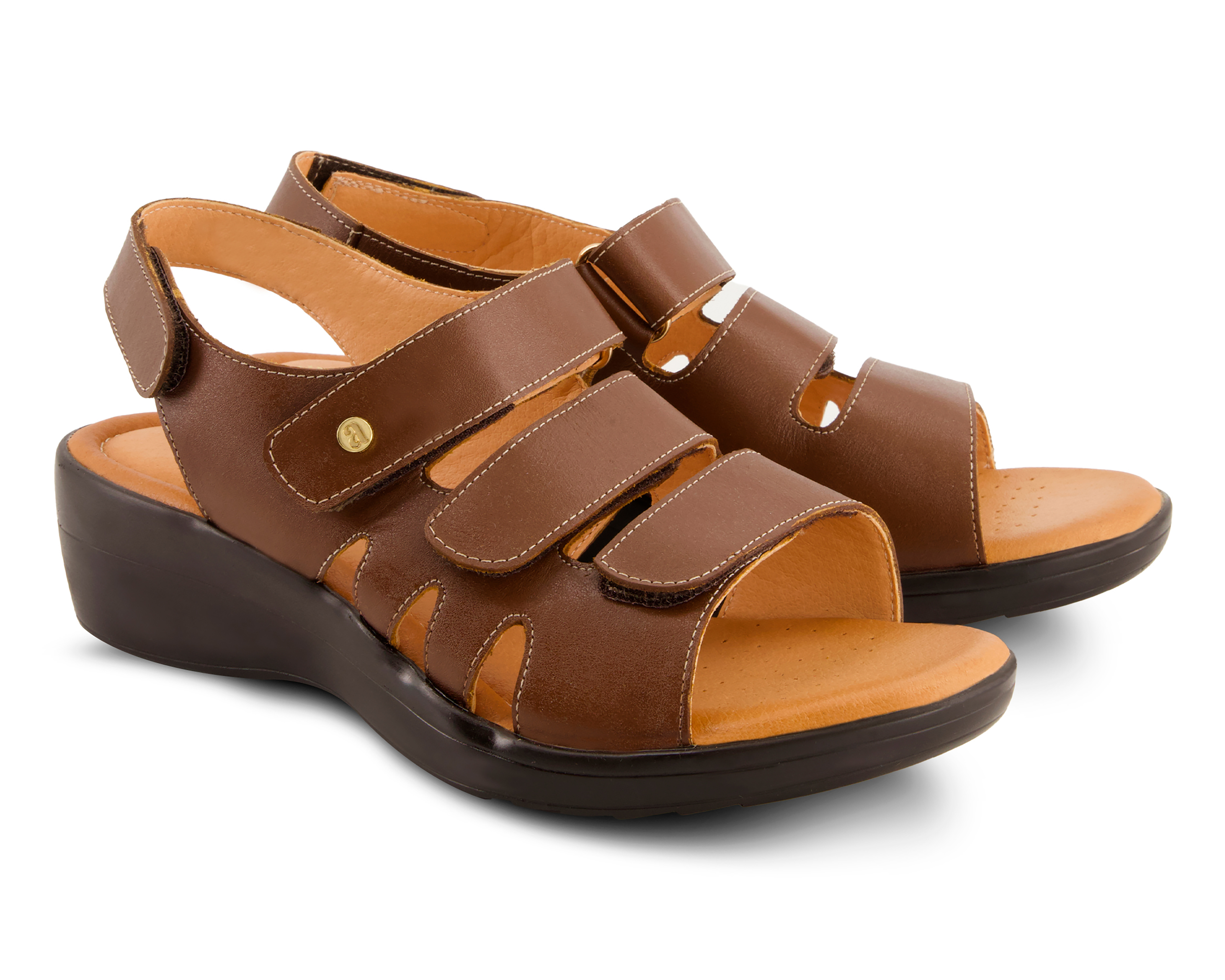 Sandalias Confort Andrea de Piel para Mujer