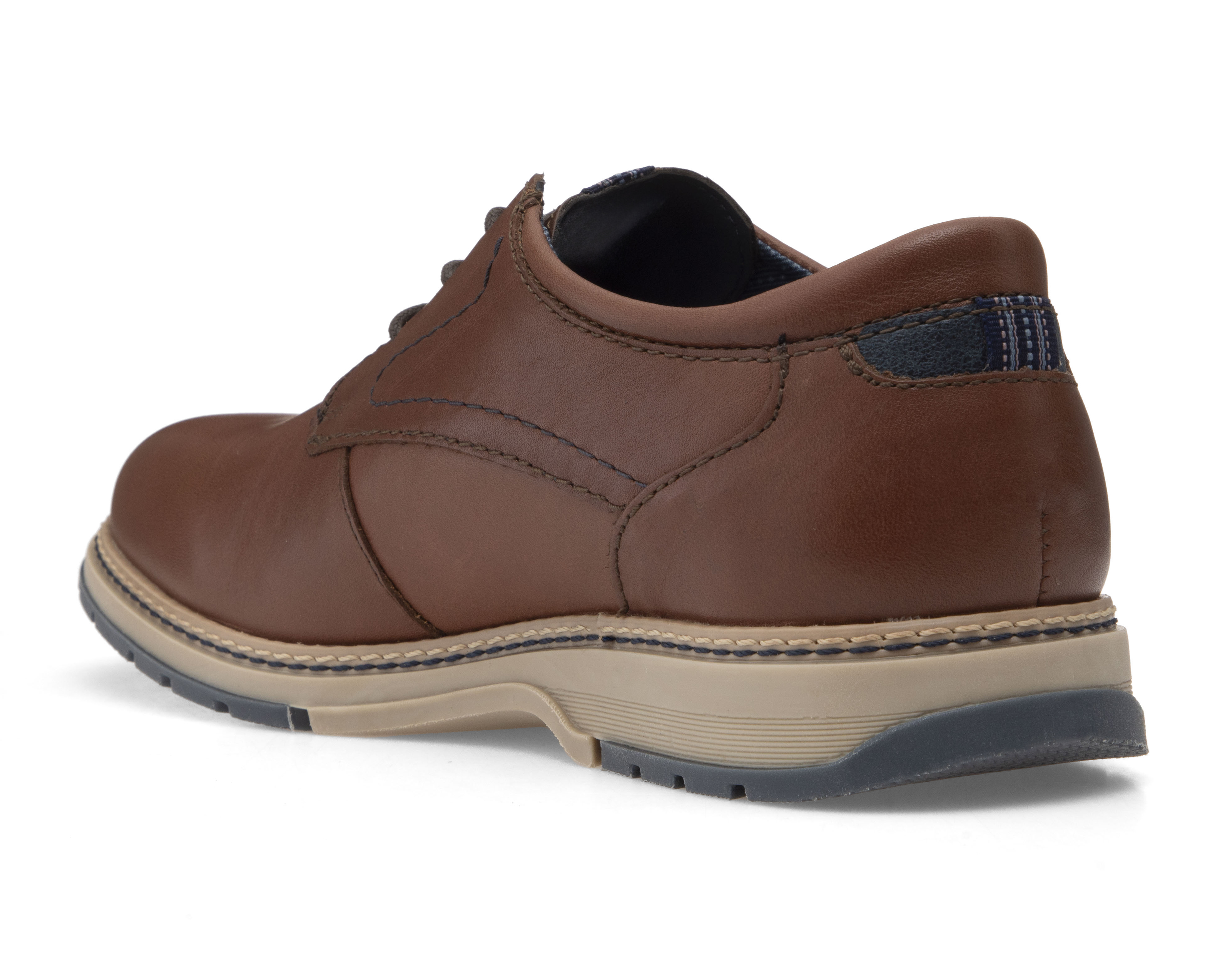 Foto 3 | Foto 3 | Zapatos Casuales Flexi de Piel para Hombre