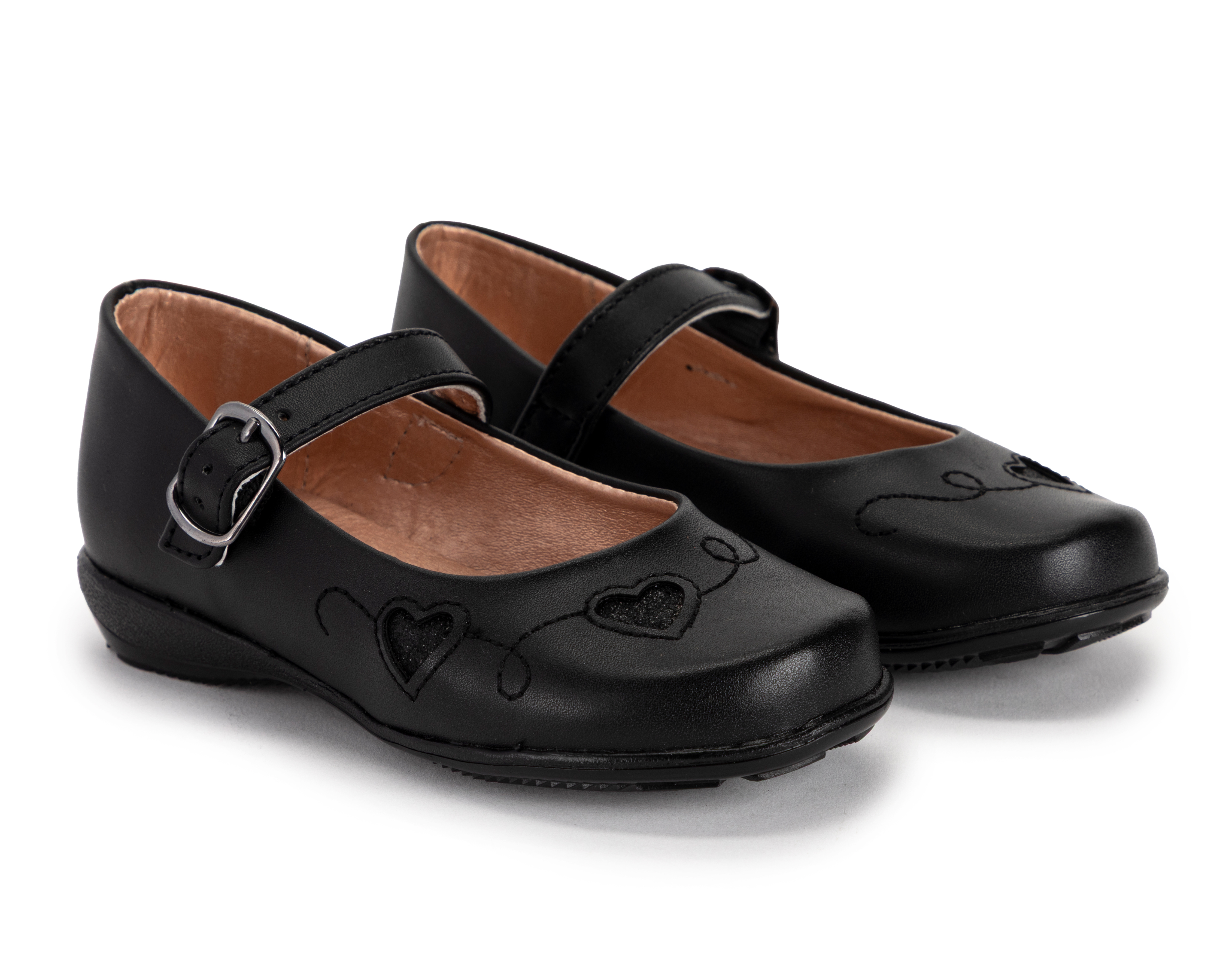 Zapatos Escolares Grafito para Niña