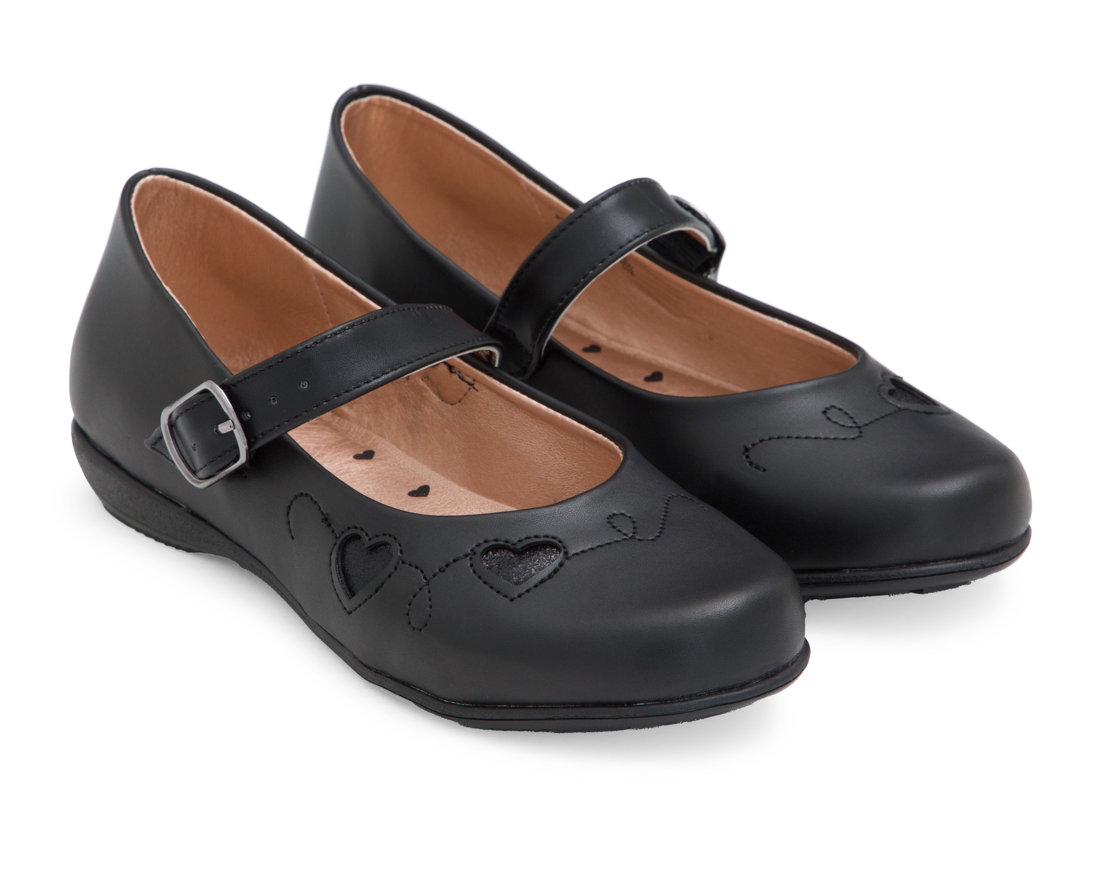 Zapatos Escolares Grafito para Niña
