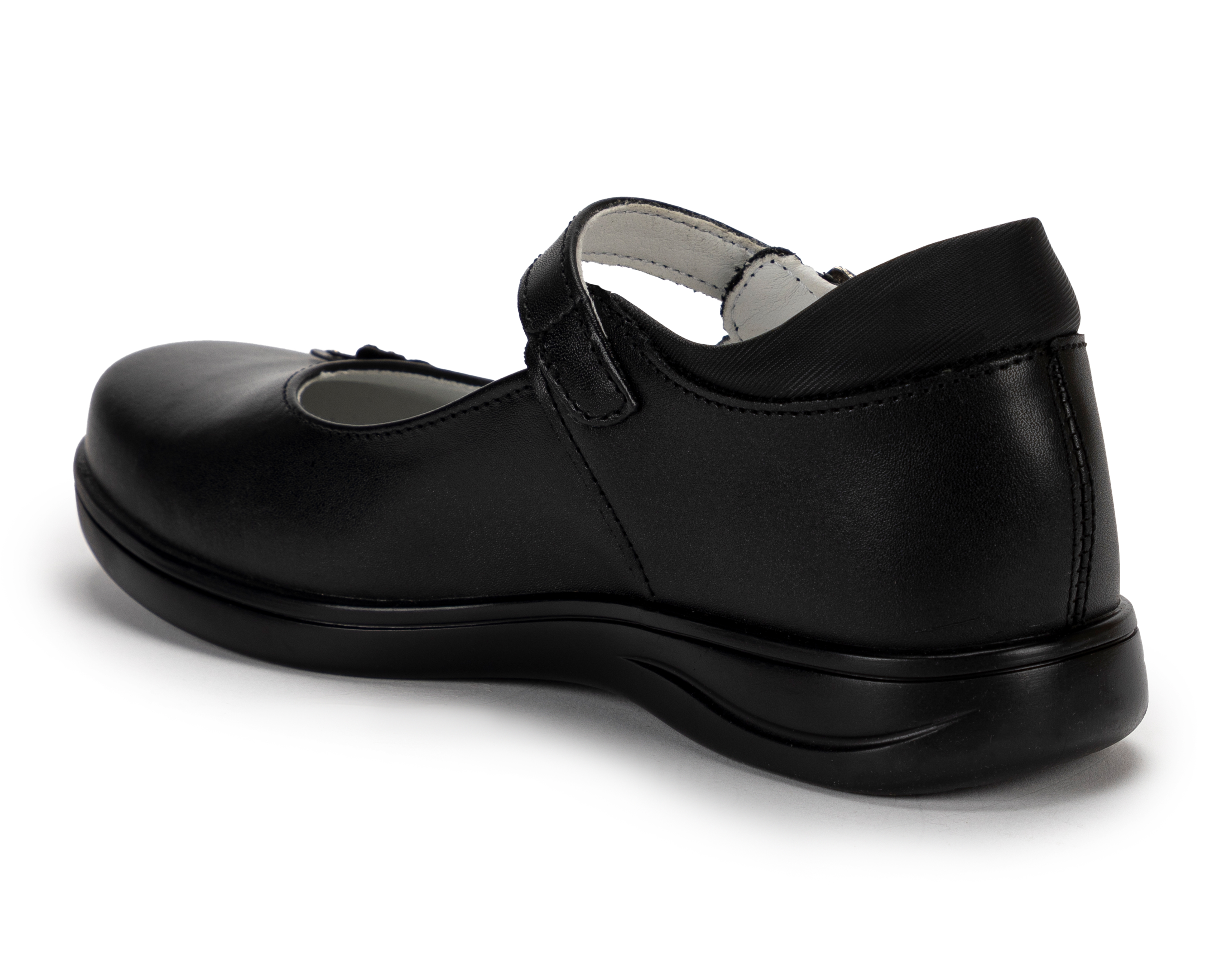 Foto 4 pulgar | Foto 3 | Zapatos Escolares Grafito de Piel para Niña