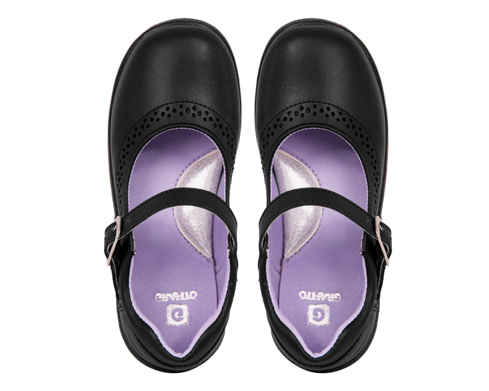 Foto 3 | Foto 3 | Zapatos Escolares Grafito para Niña