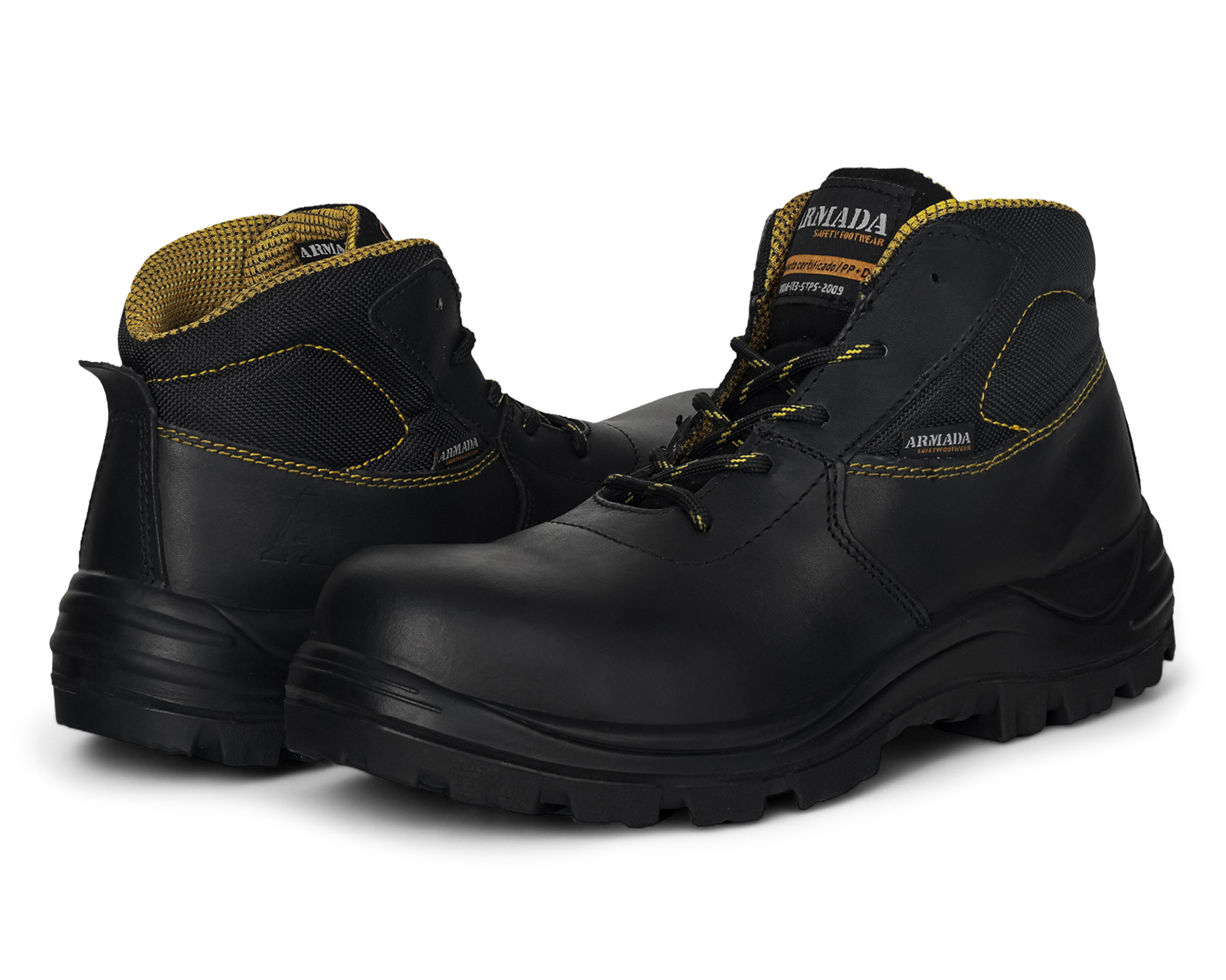 Foto 2 pulgar | Foto 1 | Botas de Trabajo Armada de Piel para Hombre