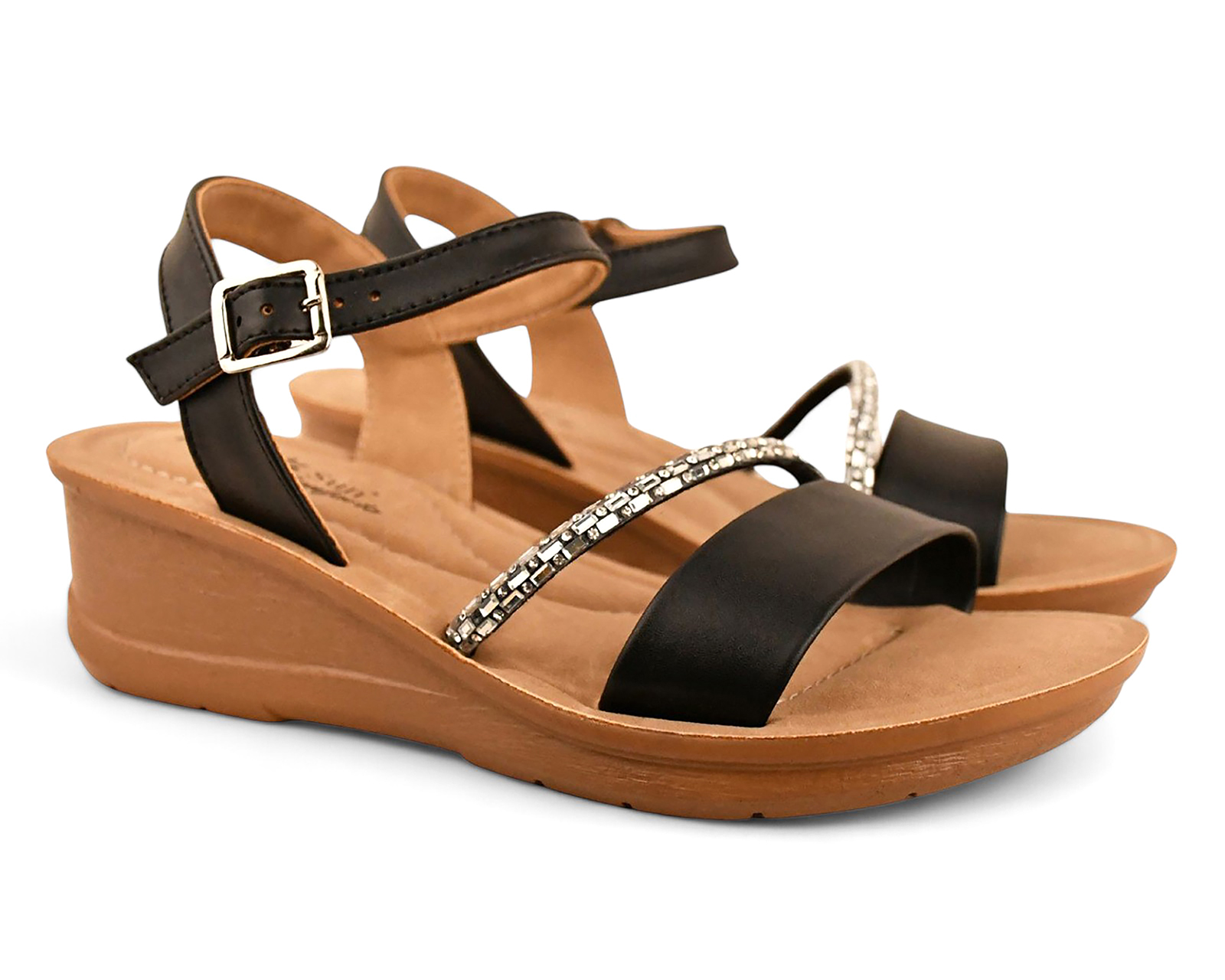 Foto 2 pulgar | Foto 1 | Sandalias Confort Lady Sun Conforto para Mujer