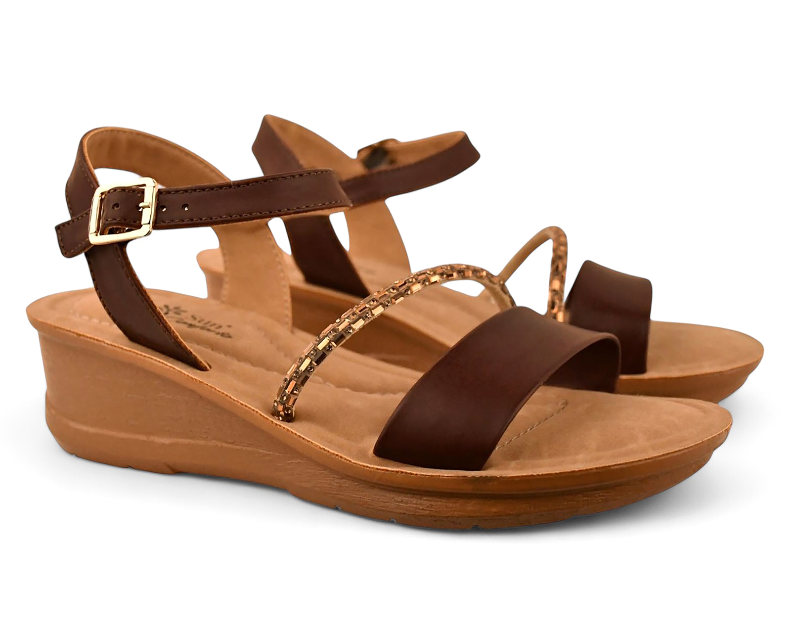 Foto 2 pulgar | Foto 1 | Sandalias Casuales Lady Sun Conforto para Mujer