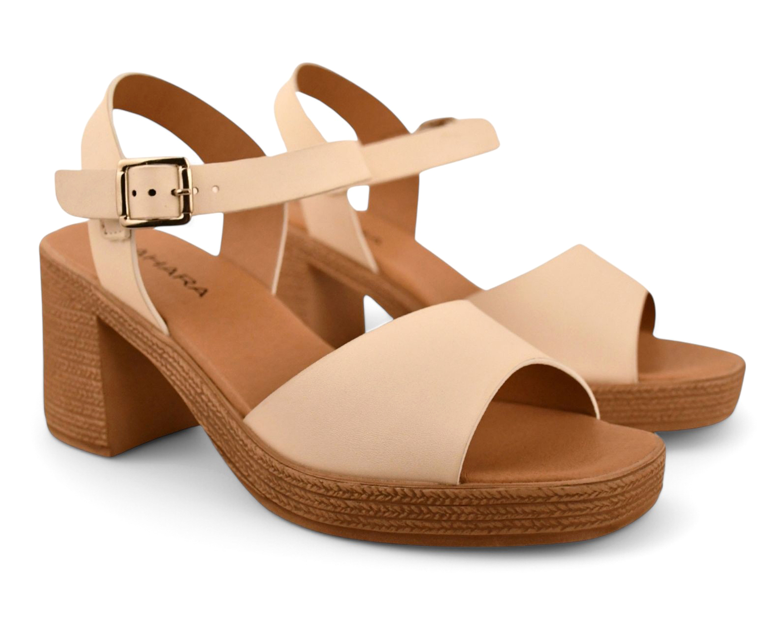 Foto 2 pulgar | Foto 1 | Sandalias de Tacón Sahara para Mujer