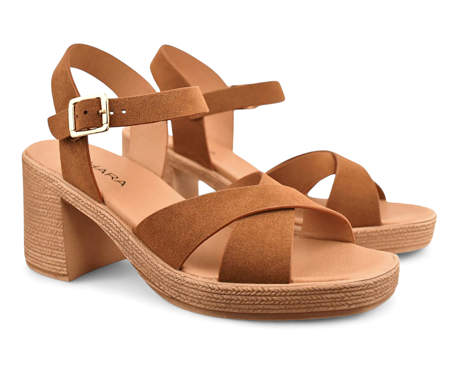Foto 2 pulgar | Foto 1 | Sandalias de Tacón Sahara para Mujer