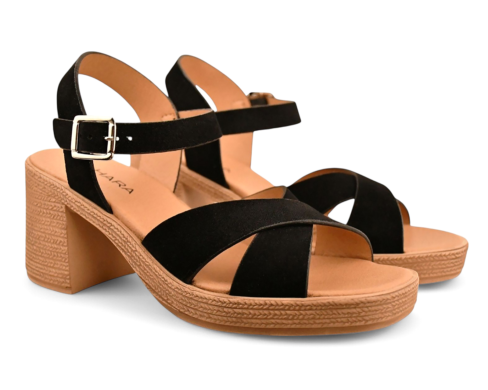 Foto 2 pulgar | Foto 1 | Sandalias de Tacón Sahara para Mujer