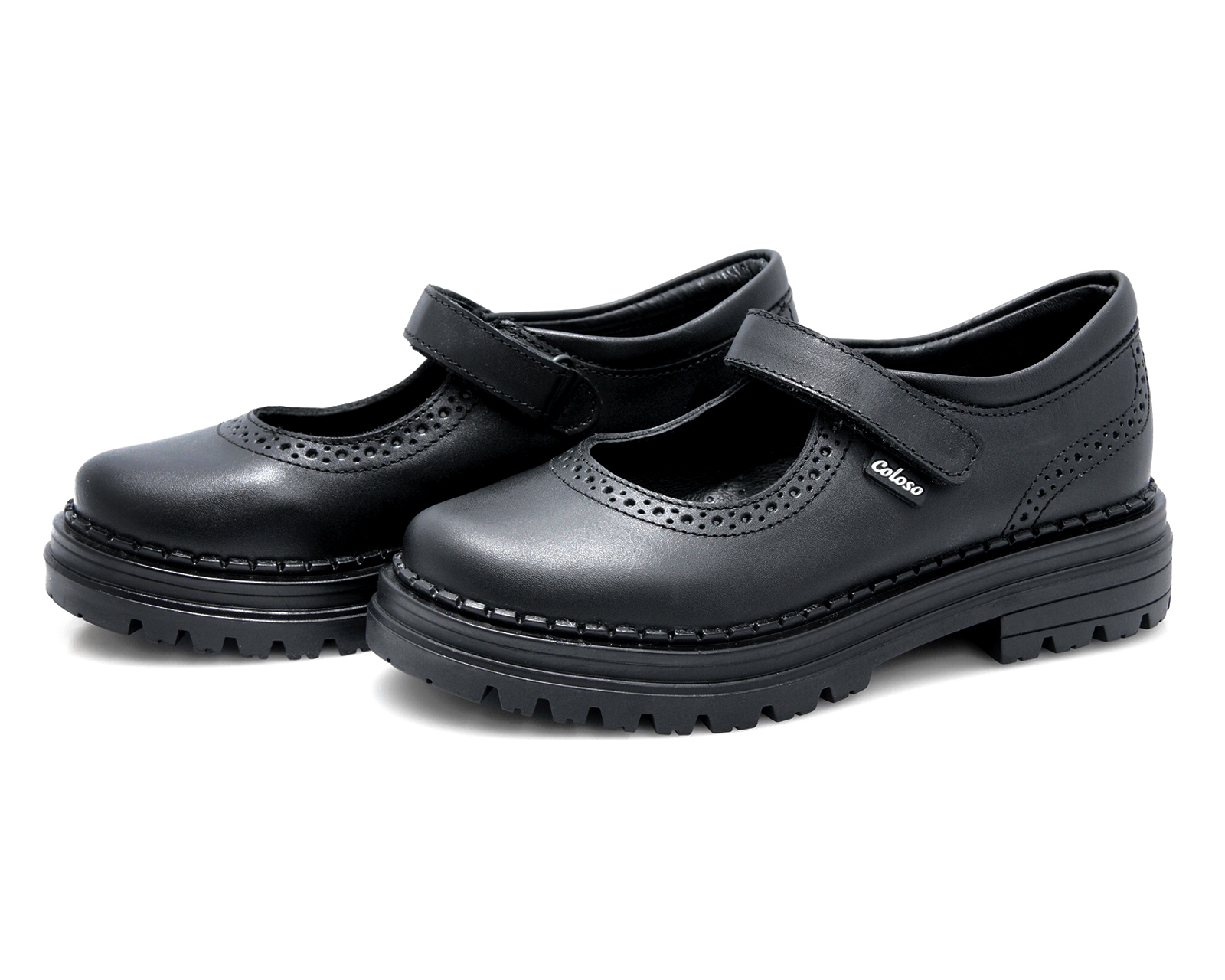 Zapatos Escolares Coloso de Piel para Niña