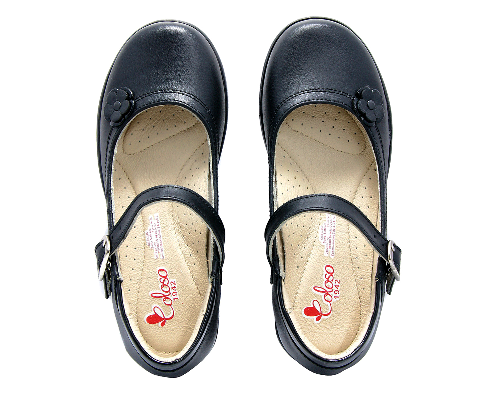 Foto 4 pulgar | Foto 3 | Zapatos Escolares Coloso de Piel para Niña