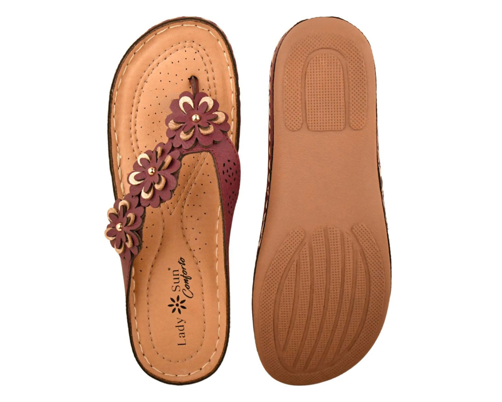 Foto 3 pulgar | Foto 2 | Sandalias Confort Lady Sun Conforto para Mujer