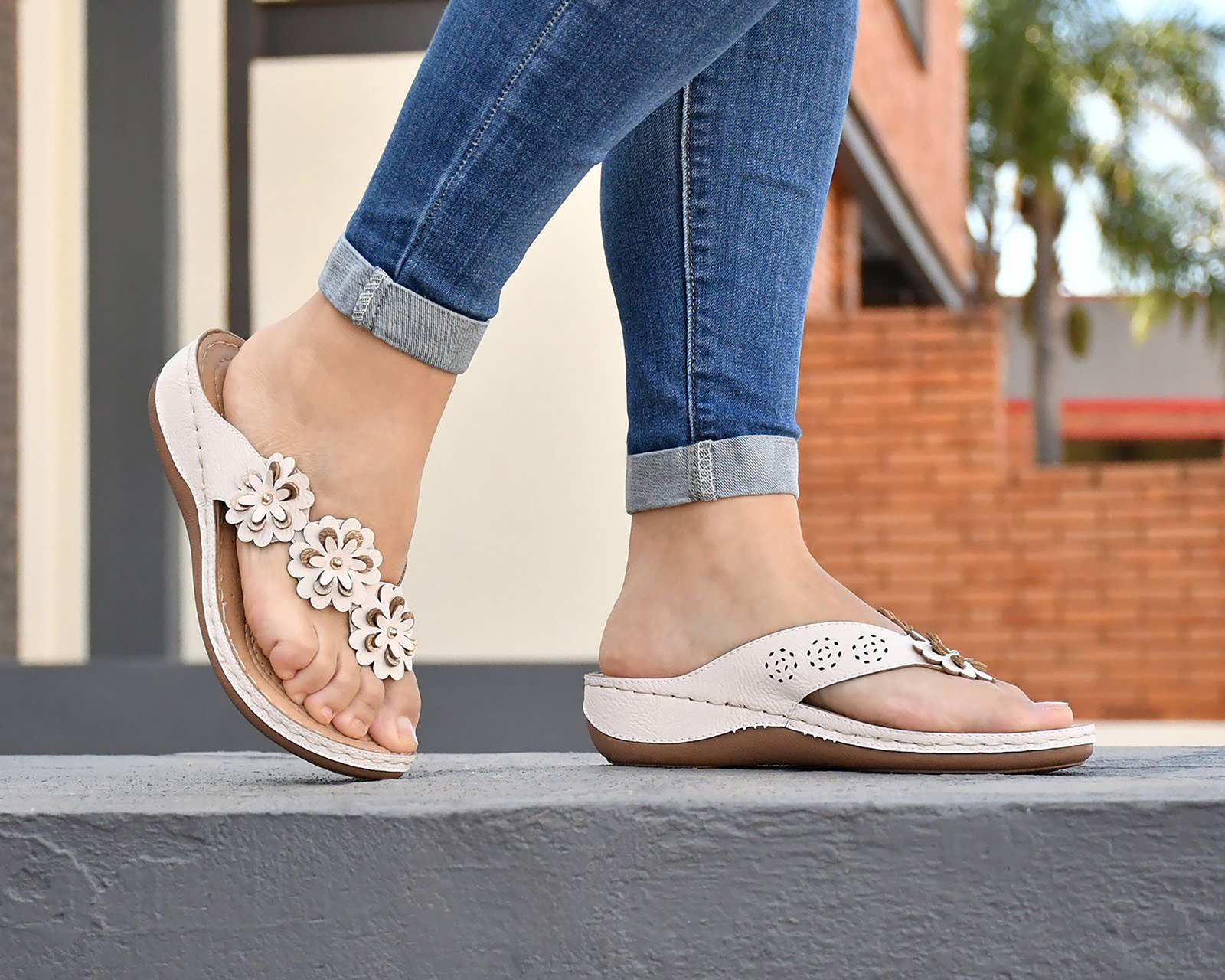 Foto 8 pulgar | Foto 7 | Sandalias Confort Lady Sun Conforto para Mujer