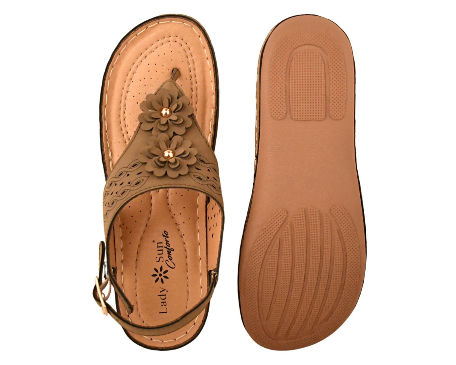 Foto 3 pulgar | Foto 2 | Sandalias Confort Lady Sun Conforto para Mujer