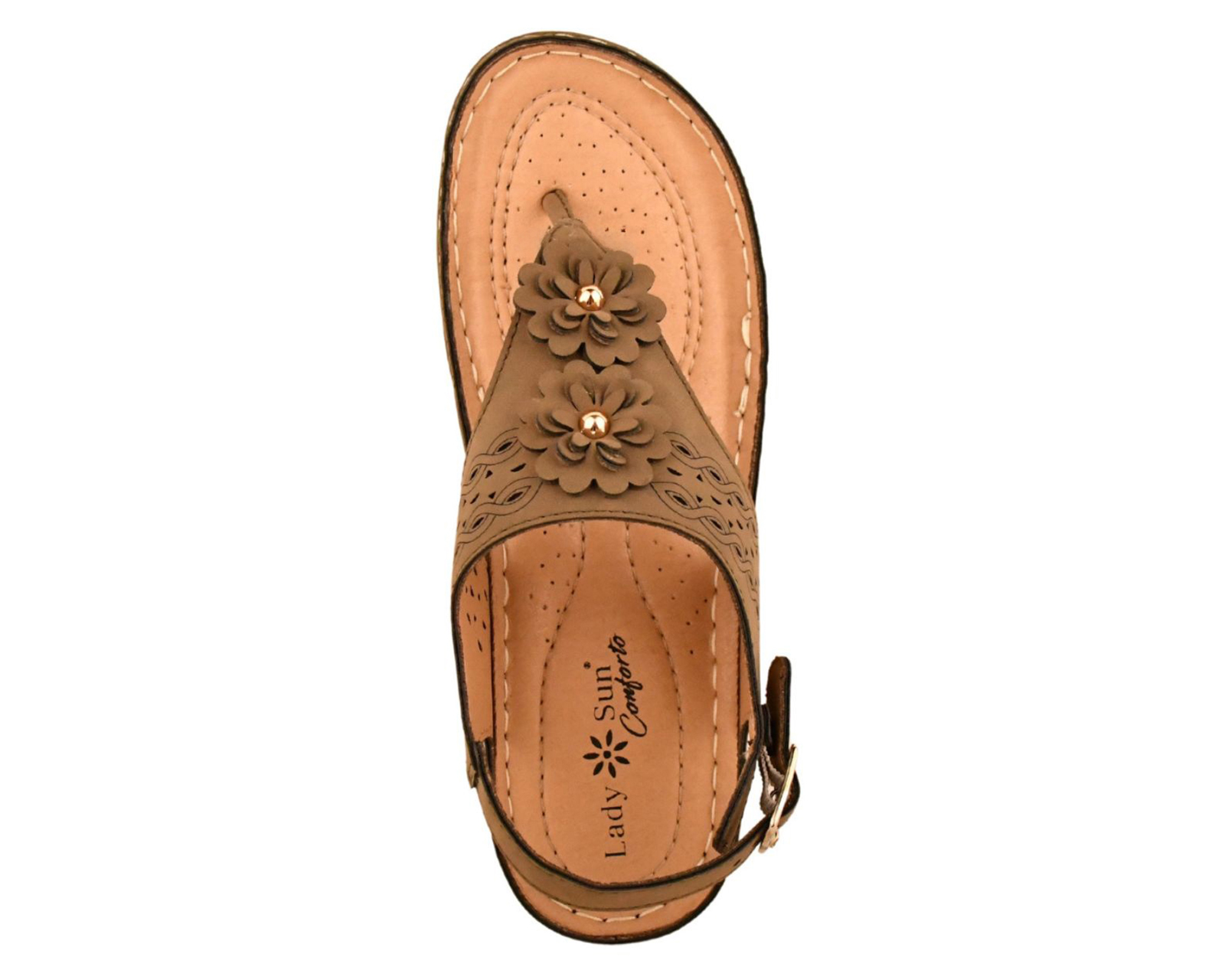 Foto 6 pulgar | Foto 5 | Sandalias Confort Lady Sun Conforto para Mujer