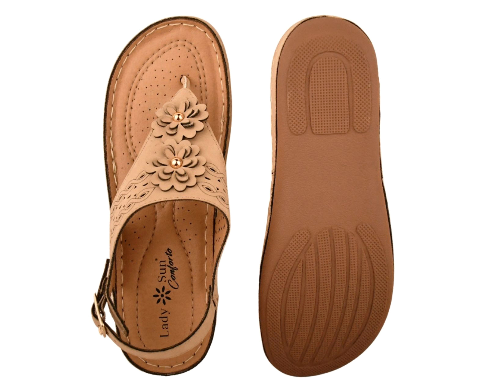 Foto 3 pulgar | Foto 2 | Sandalias Casuales Lady Sun Conforto para Mujer