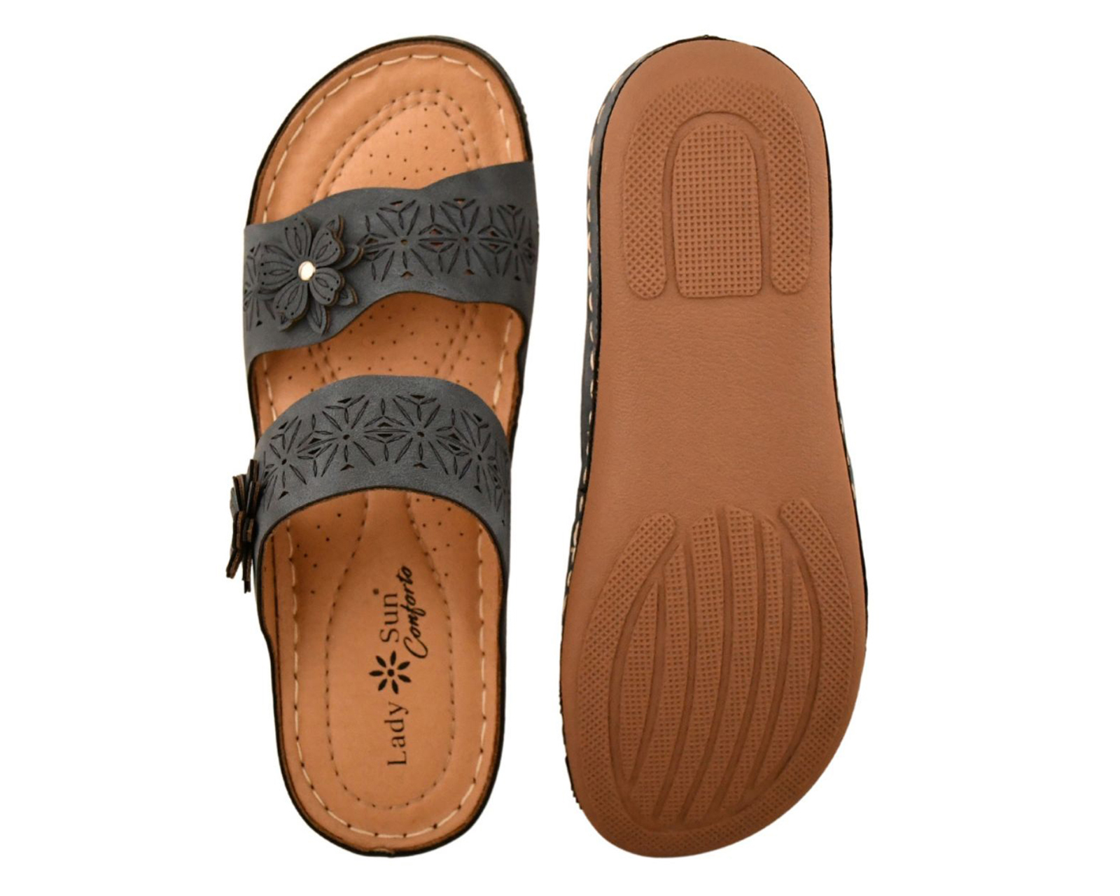 Foto 3 pulgar | Foto 2 | Sandalias Confort Lady Sun Conforto para Mujer