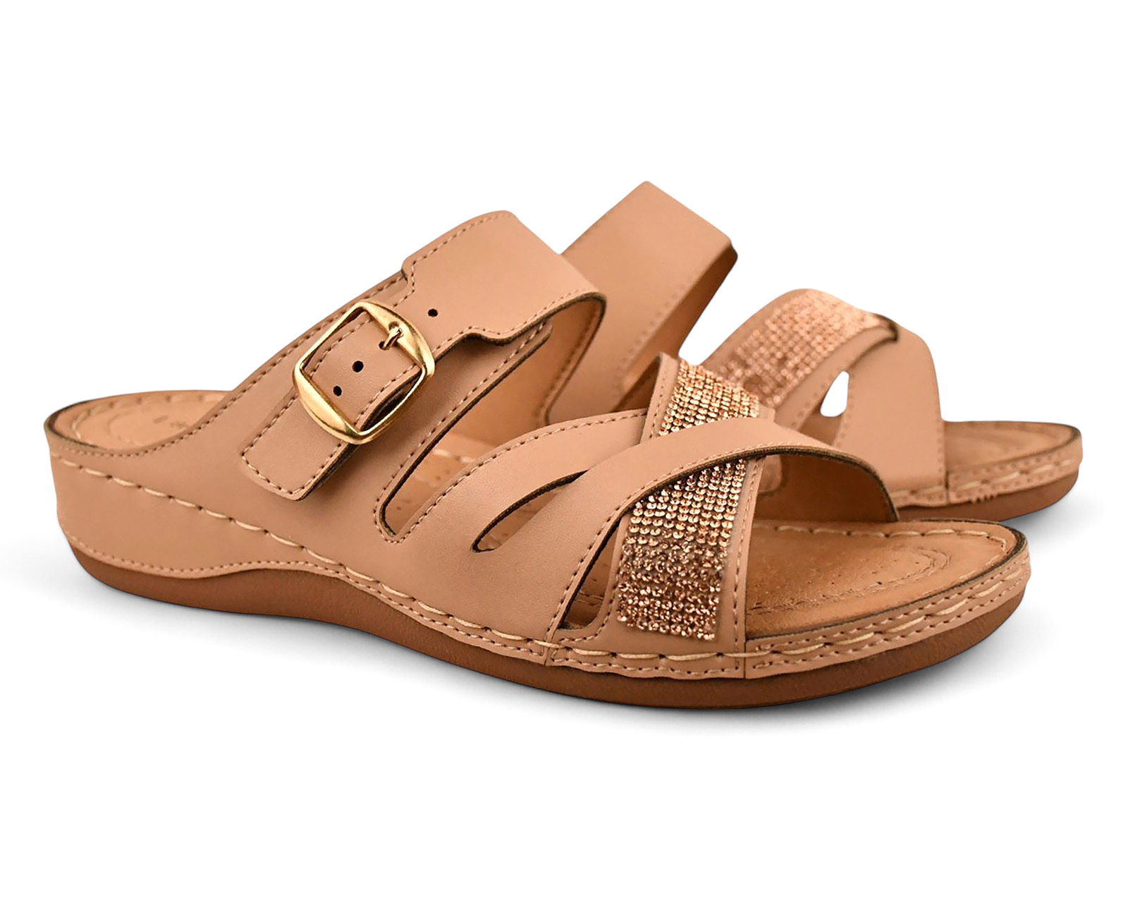 Foto 2 pulgar | Foto 1 | Sandalias Confort Lady Sun Conforto para Mujer