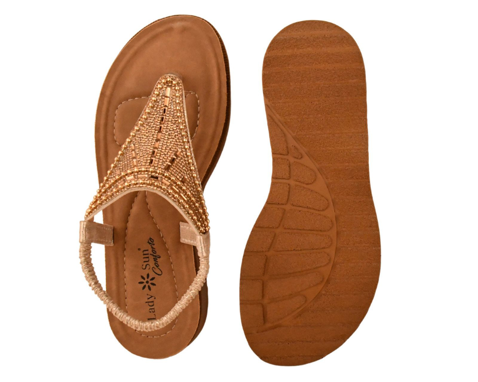 Foto 4 pulgar | Foto 3 | Sandalias Confort Lady Sun Conforto para Mujer