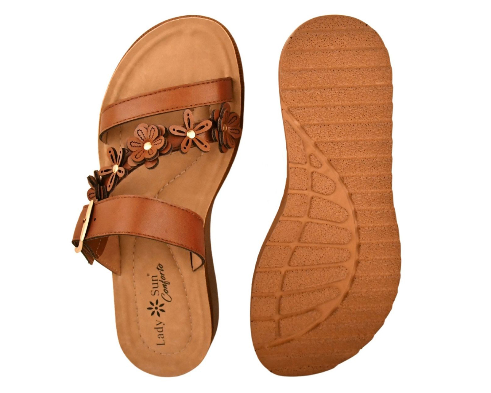 Foto 3 pulgar | Foto 2 | Sandalias Confort Lady Sun Conforto para Mujer