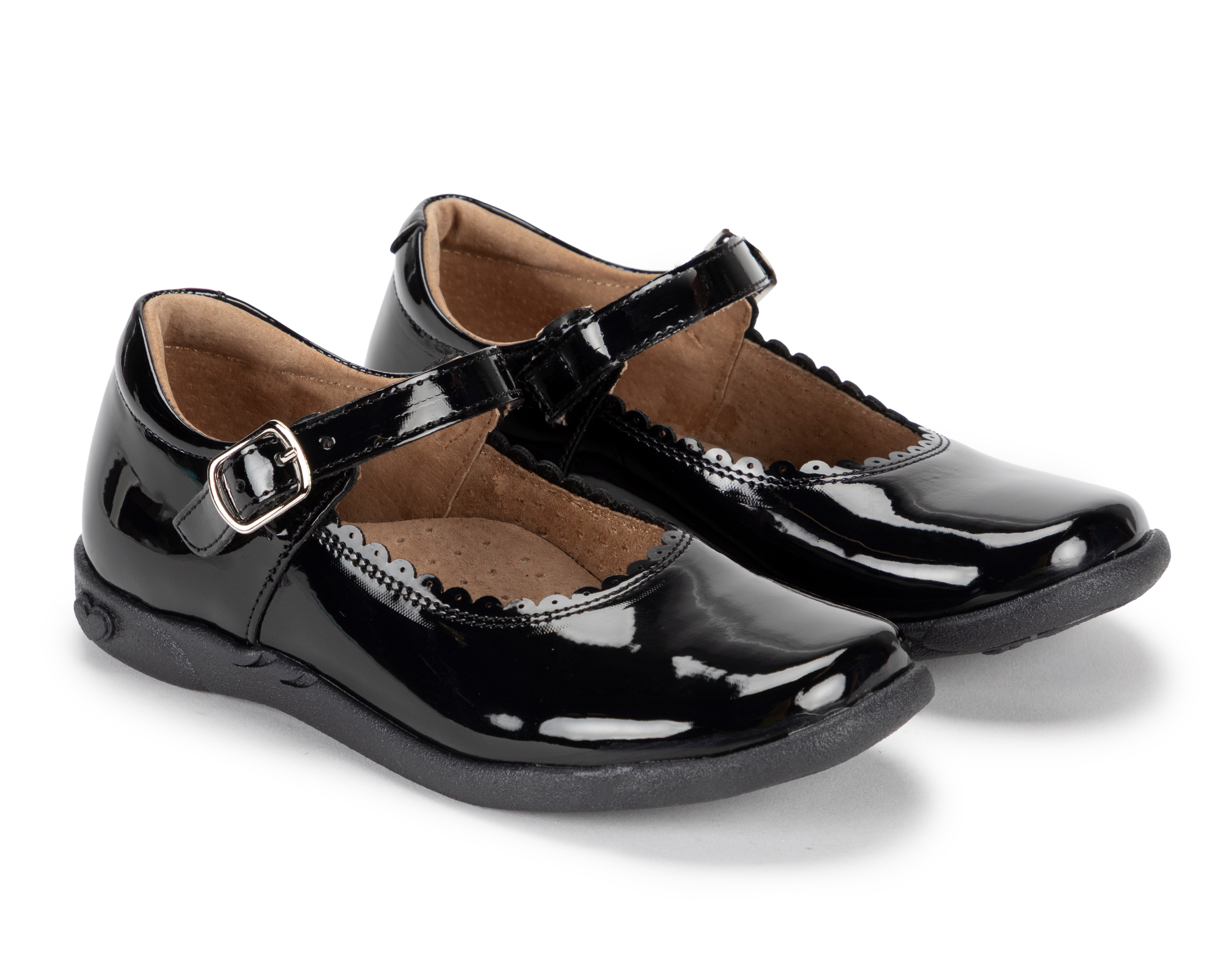 Zapatos Escolares Grafito para Niña