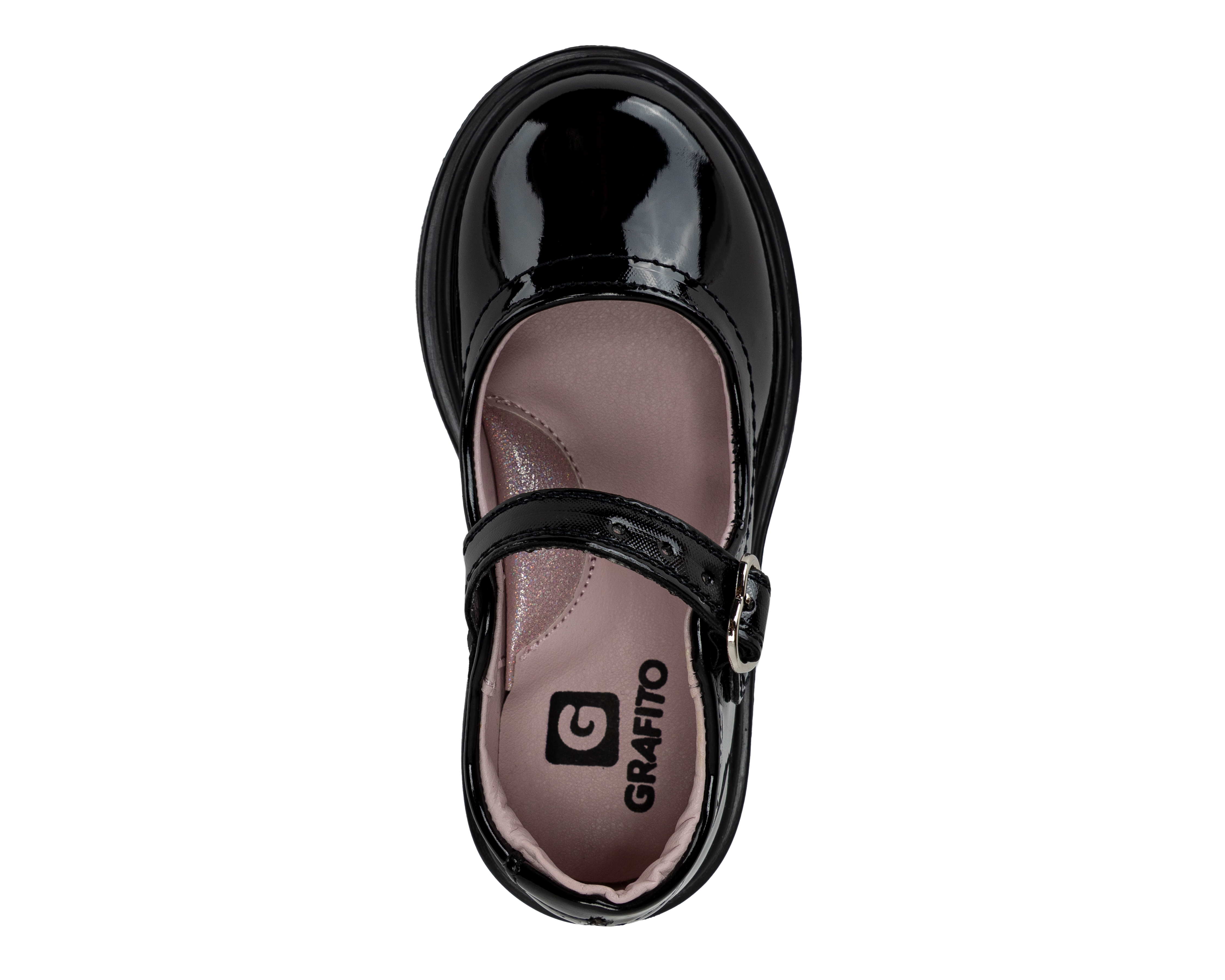 Foto 6 pulgar | Foto 5 | Zapatos Escolares Grafito para Niña