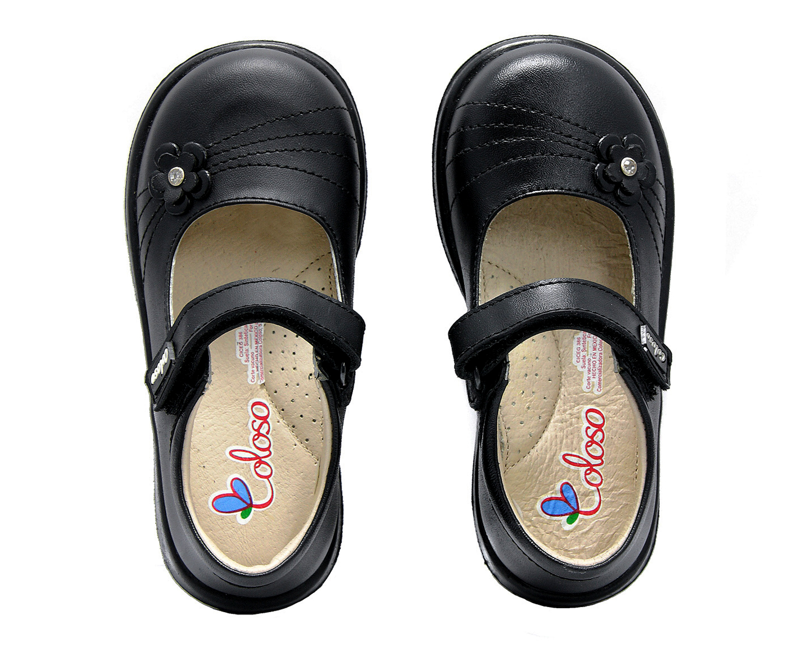 Foto 4 pulgar | Foto 3 | Zapatos Escolares Coloso de Piel para Niña