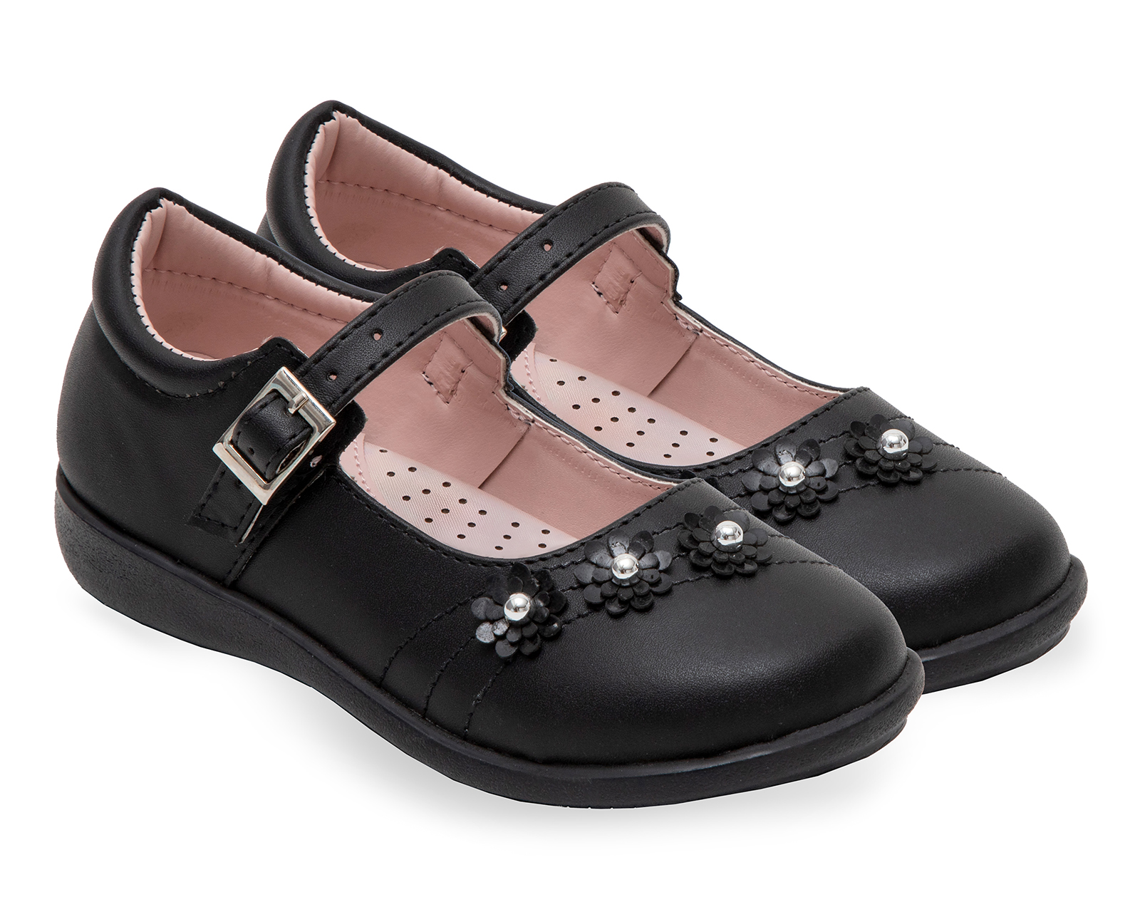 Zapatos Escolares Grafito para Niña