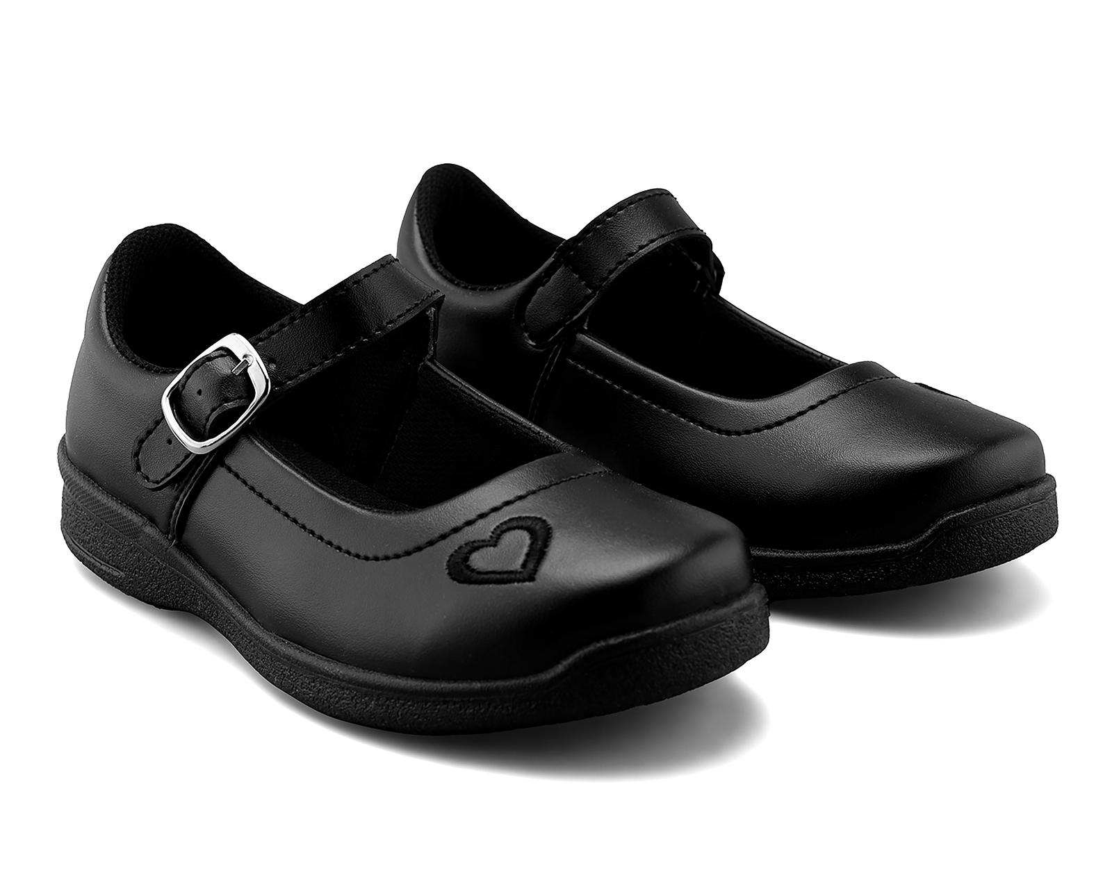 Zapatos Escolares Grafito para Niña