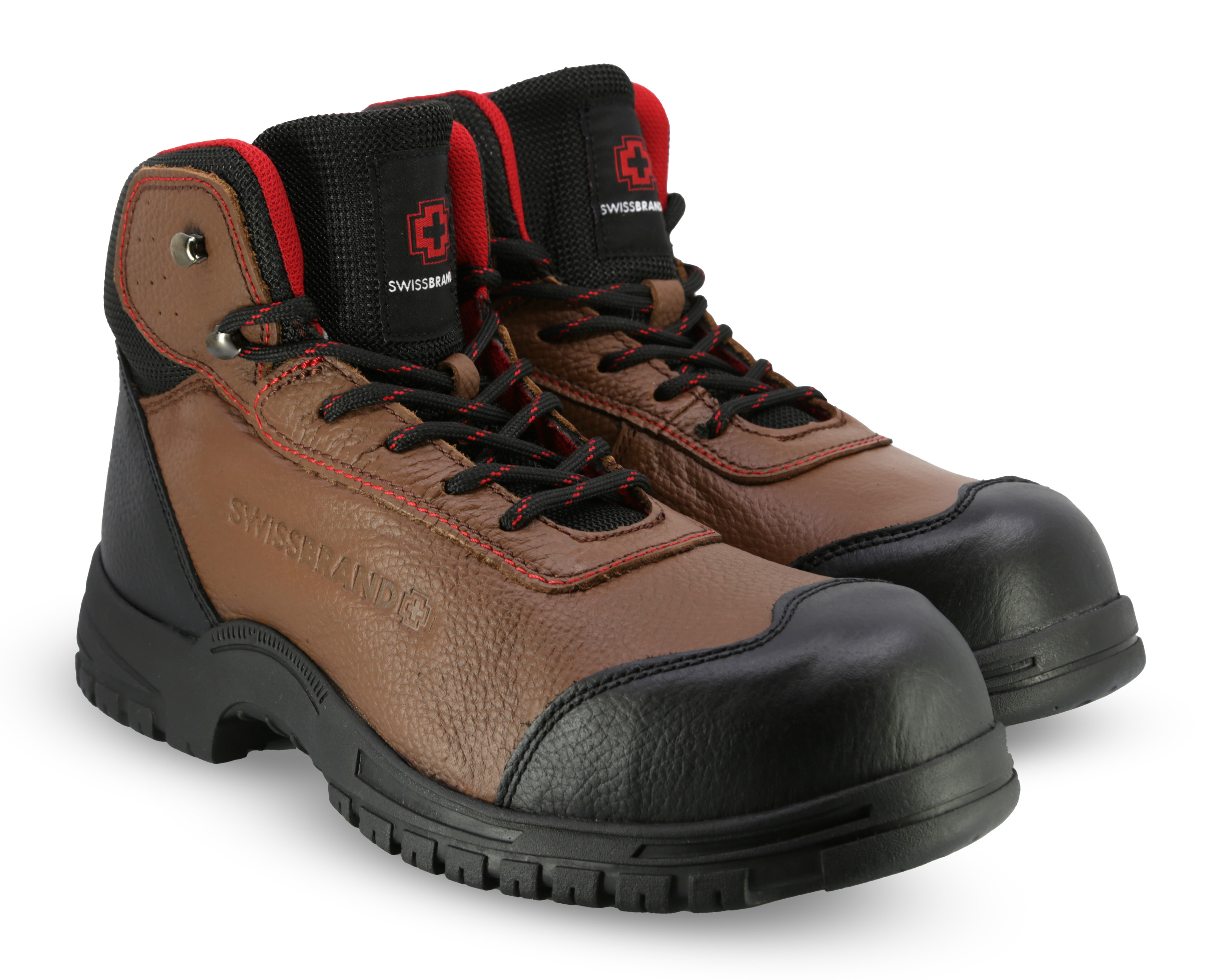 Foto 2 pulgar | Foto 1 | Botas de Trabajo Swissbrand de Piel para Hombre