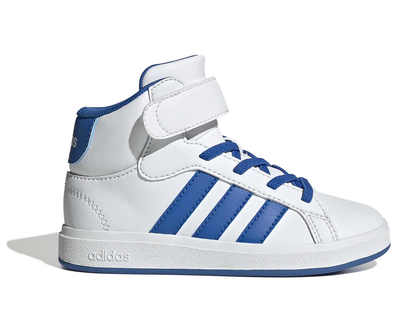 Foto 5 pulgar | Foto 4 | Tenis Casuales Adidas Grand Court Mid K Juveniles
