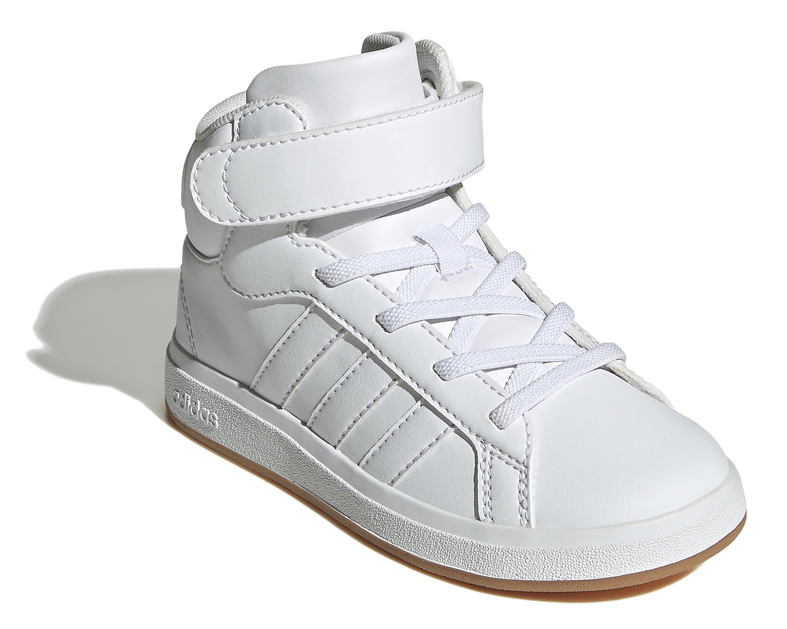 Foto 2 pulgar | Foto 1 | Tenis Casuales Adidas Grand Court Mid K Juveniles