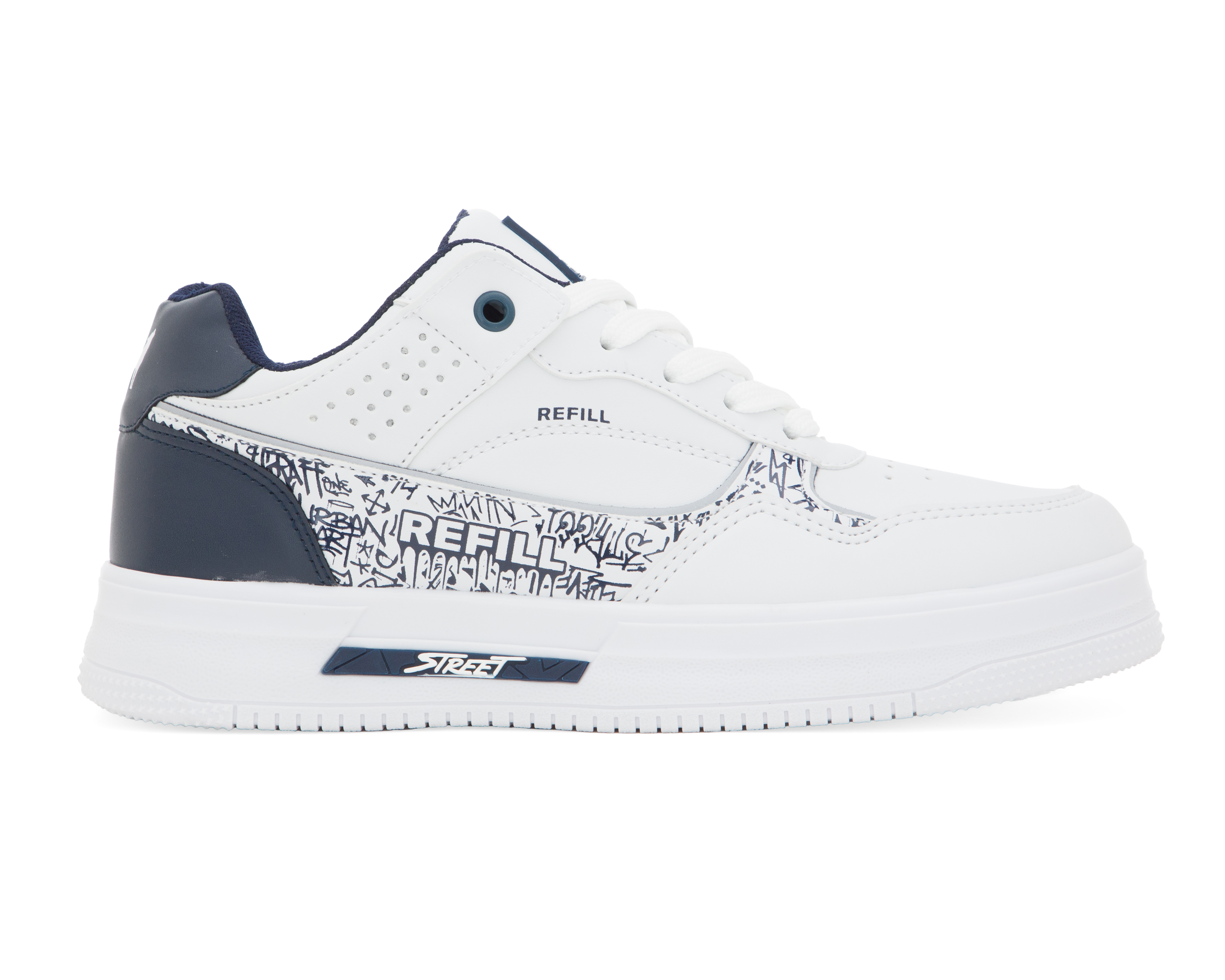 Foto 3 pulgar | Foto 2 | Tenis Casuales Refill Juveniles