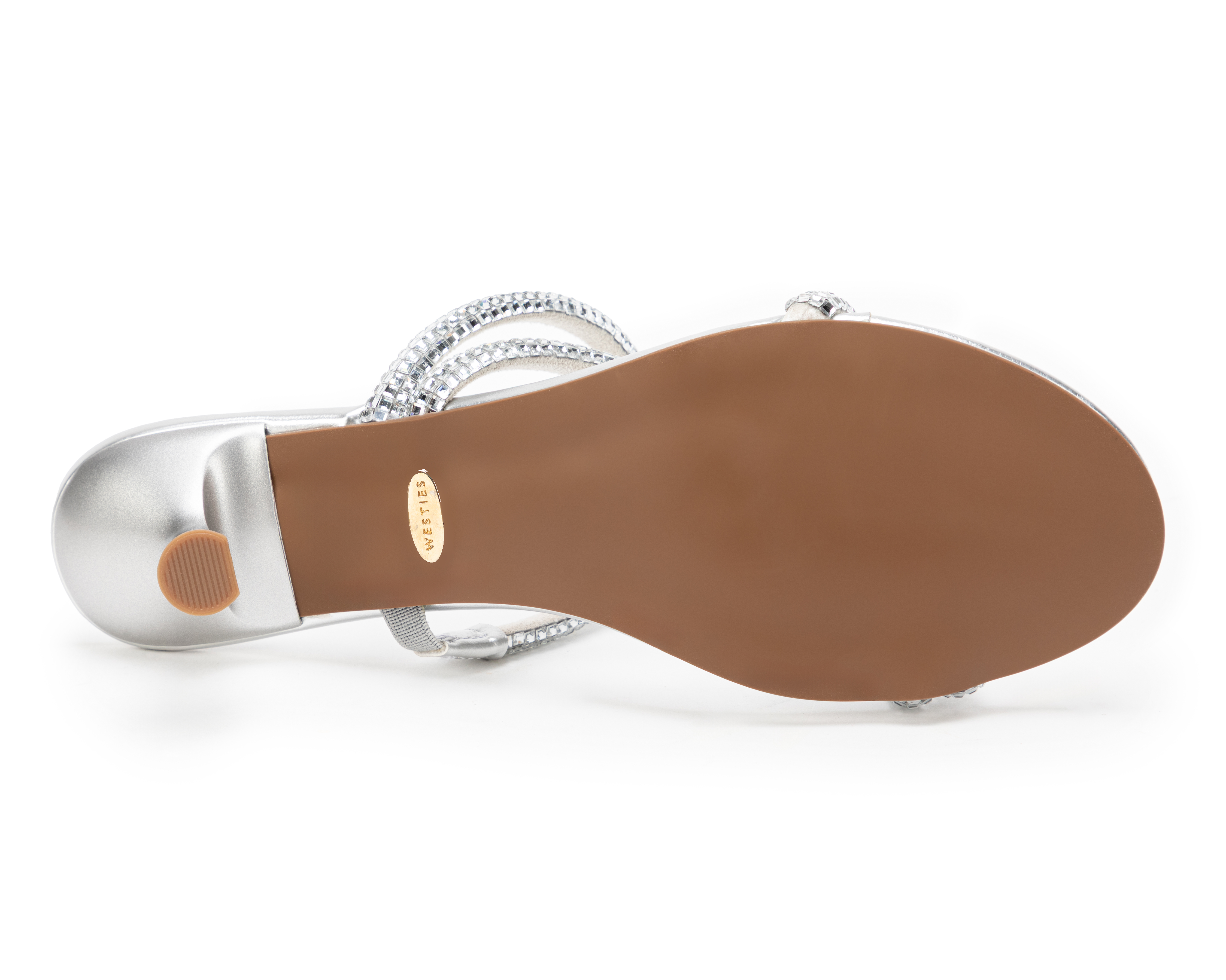 Foto 4 | Foto 4 | Sandalias de Tacón Westies Leite para Mujer