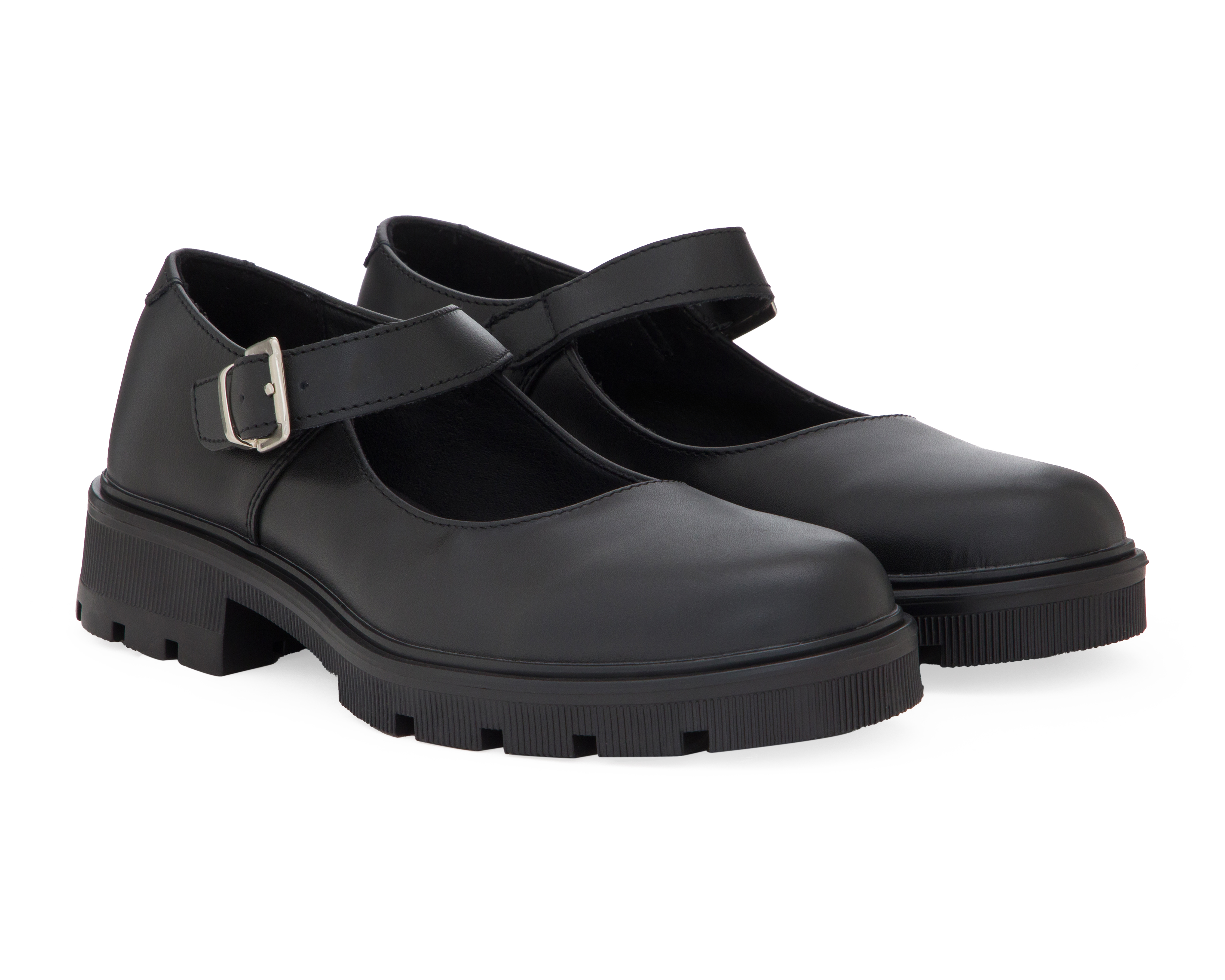 Zapatos Escolares Up & Down de Piel para Mujer